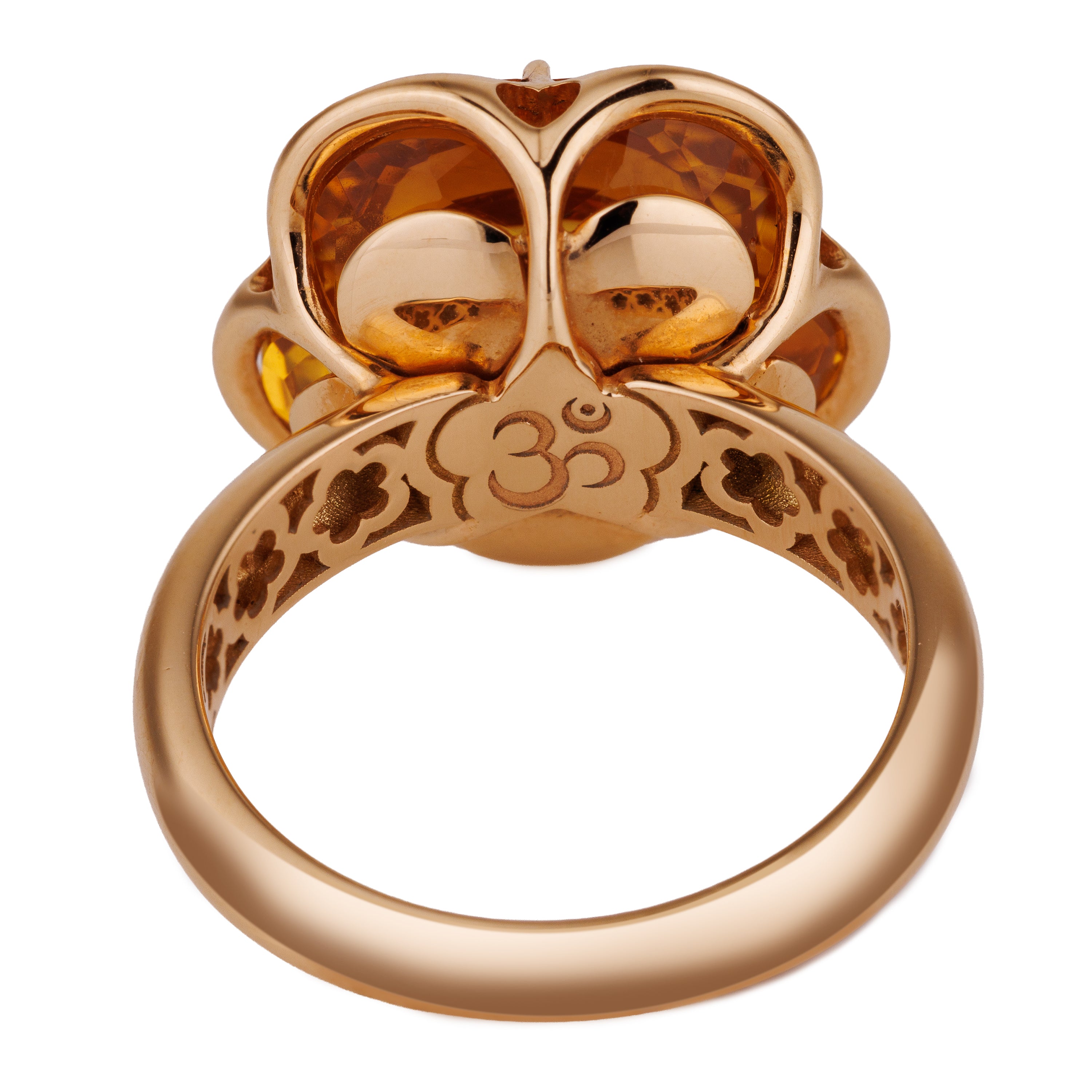 Pasquale Bruni Bon Ton Set | Citrine & Diamond | Necklace, Ring & Earrings | 18k Rose Gold
