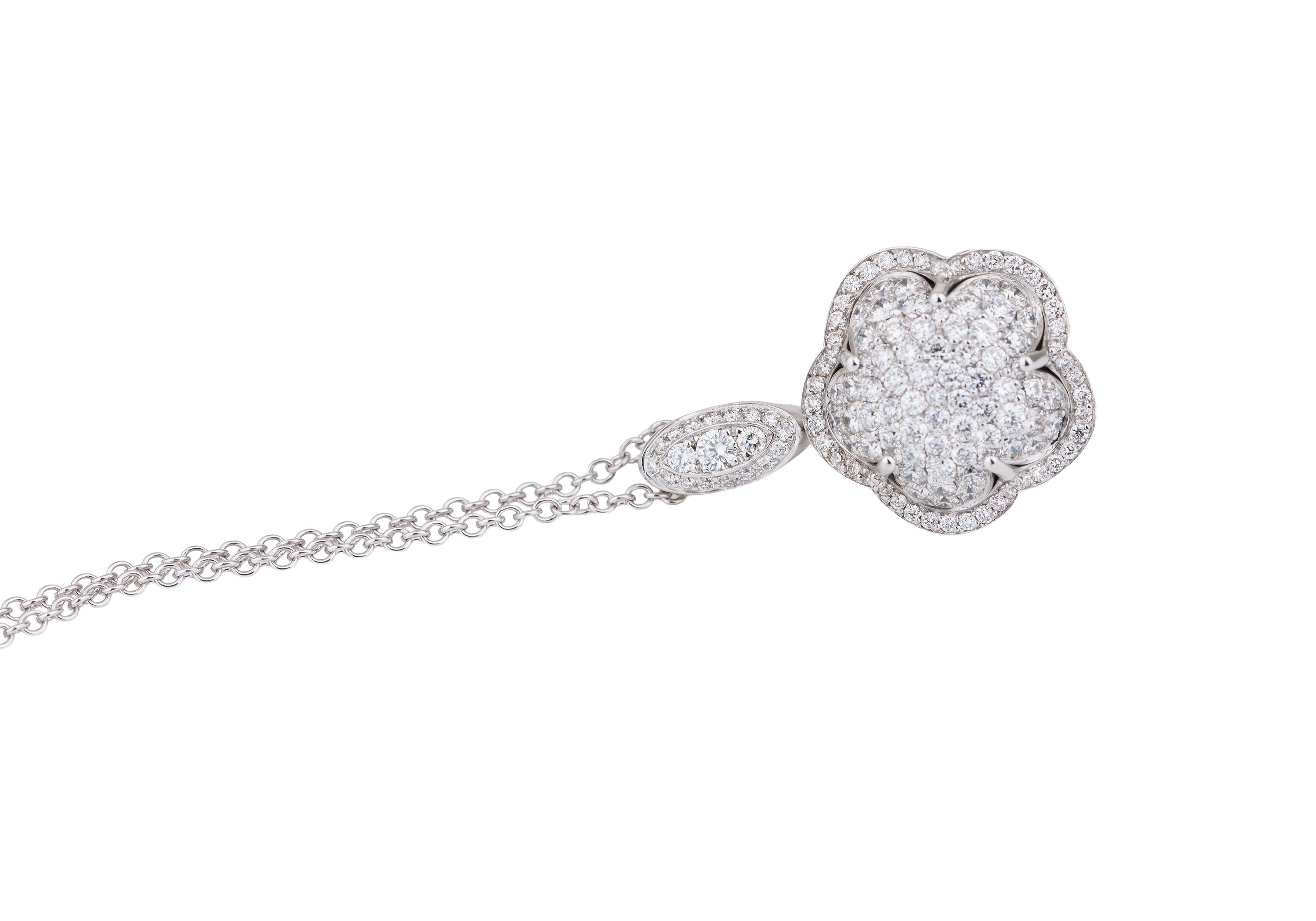 Pasquale Bruni Bon Ton Set | Pavé Diamond | Necklace, Ring & Earrings | 18k White Gold