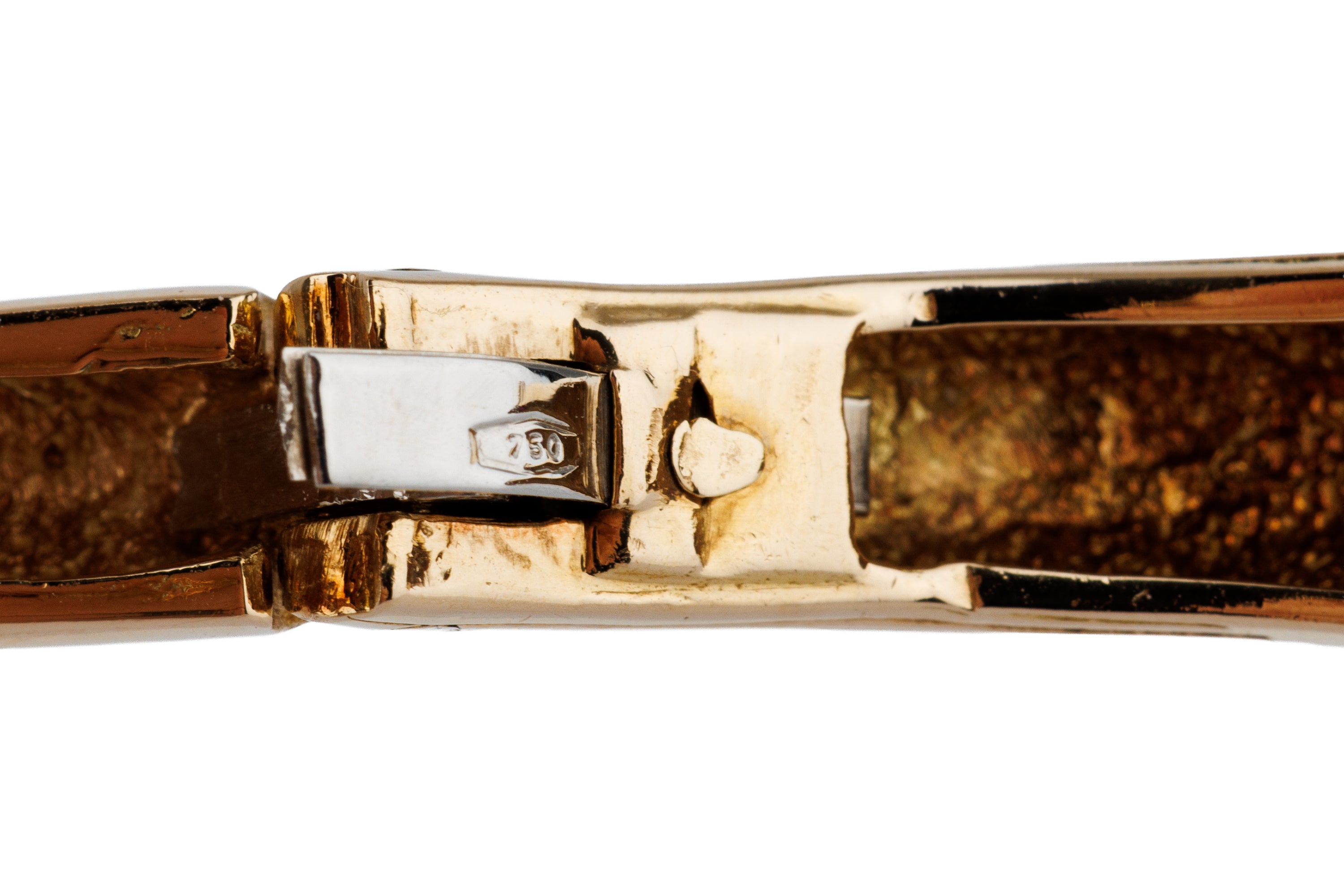Ruby & Diamond Bangle Bracelet | 18k Yellow Gold