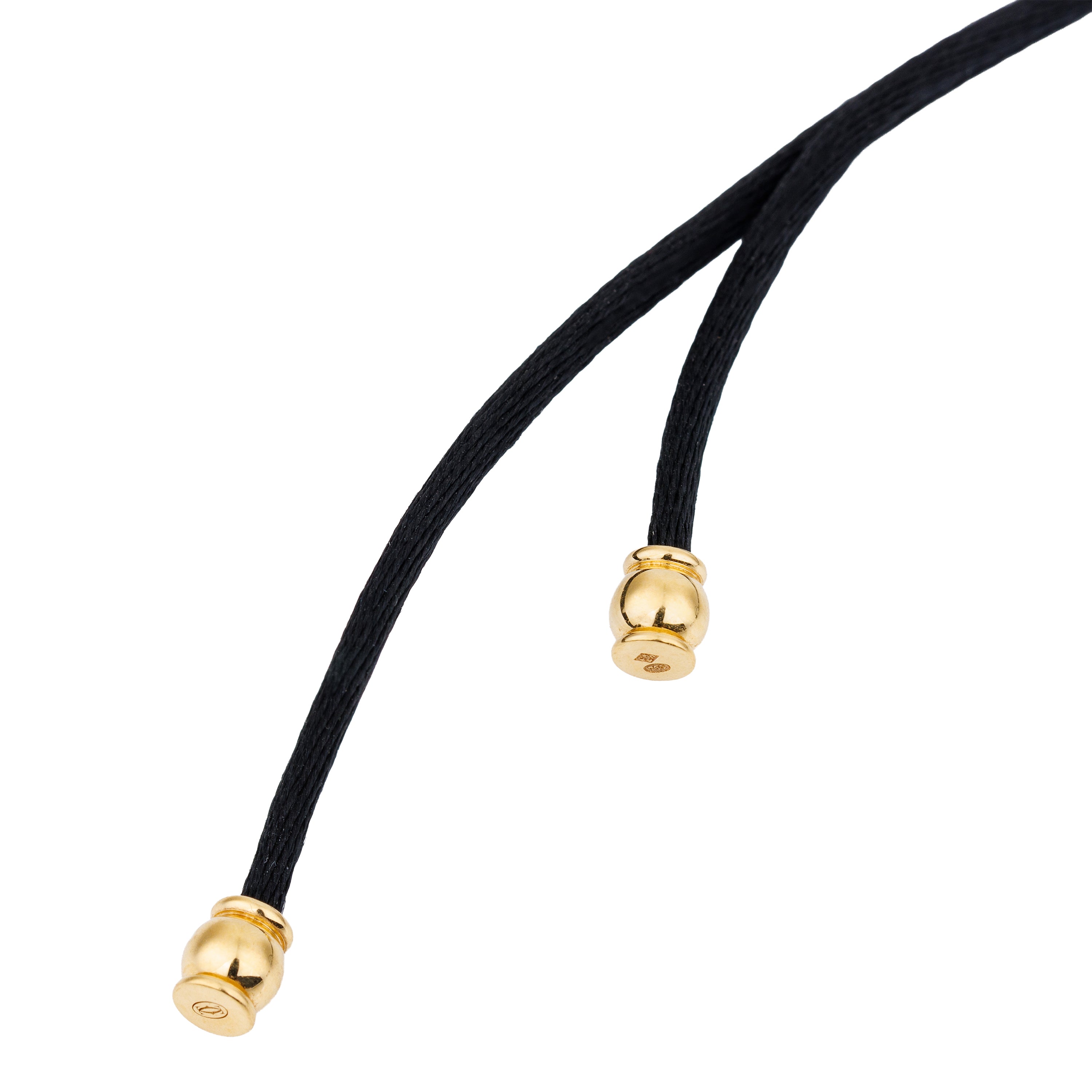 Cartier 'Le Baiser du Dragon' Pendant Necklace | 18k Yellow Gold & Ruby | Cord Necklace | Box & Papers | 2005