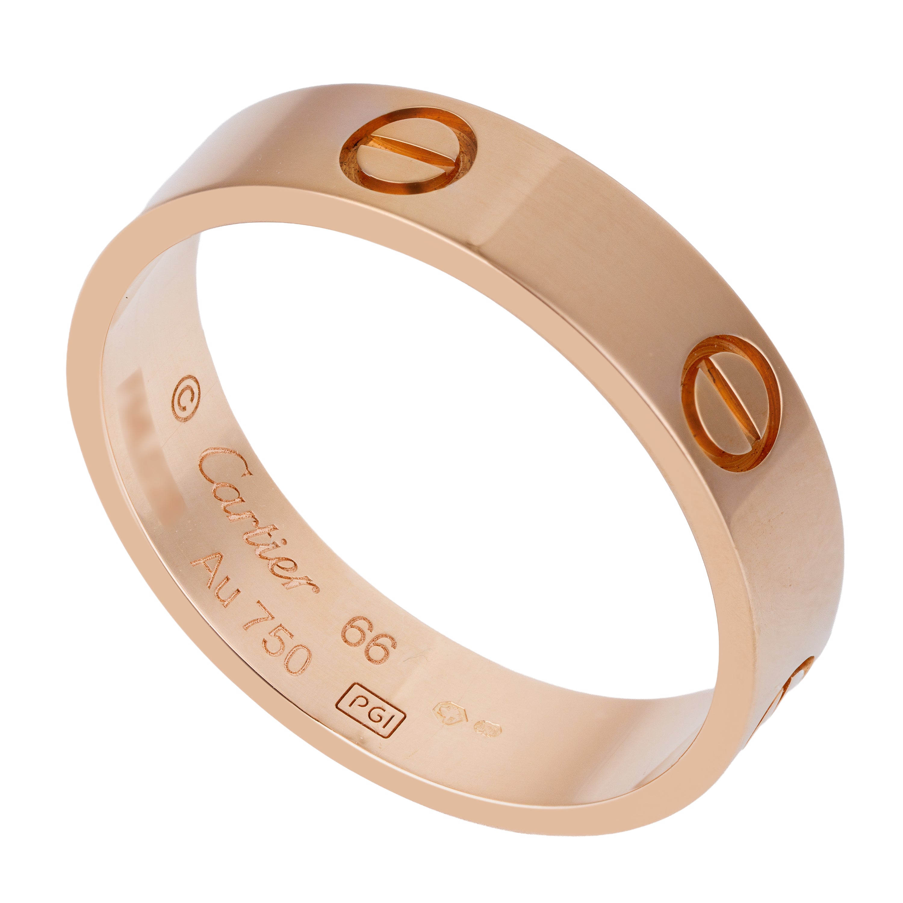 Cartier Love Ring, Classic Model | 18k Rose Gold | Size 66 | Box & Paper | 2019