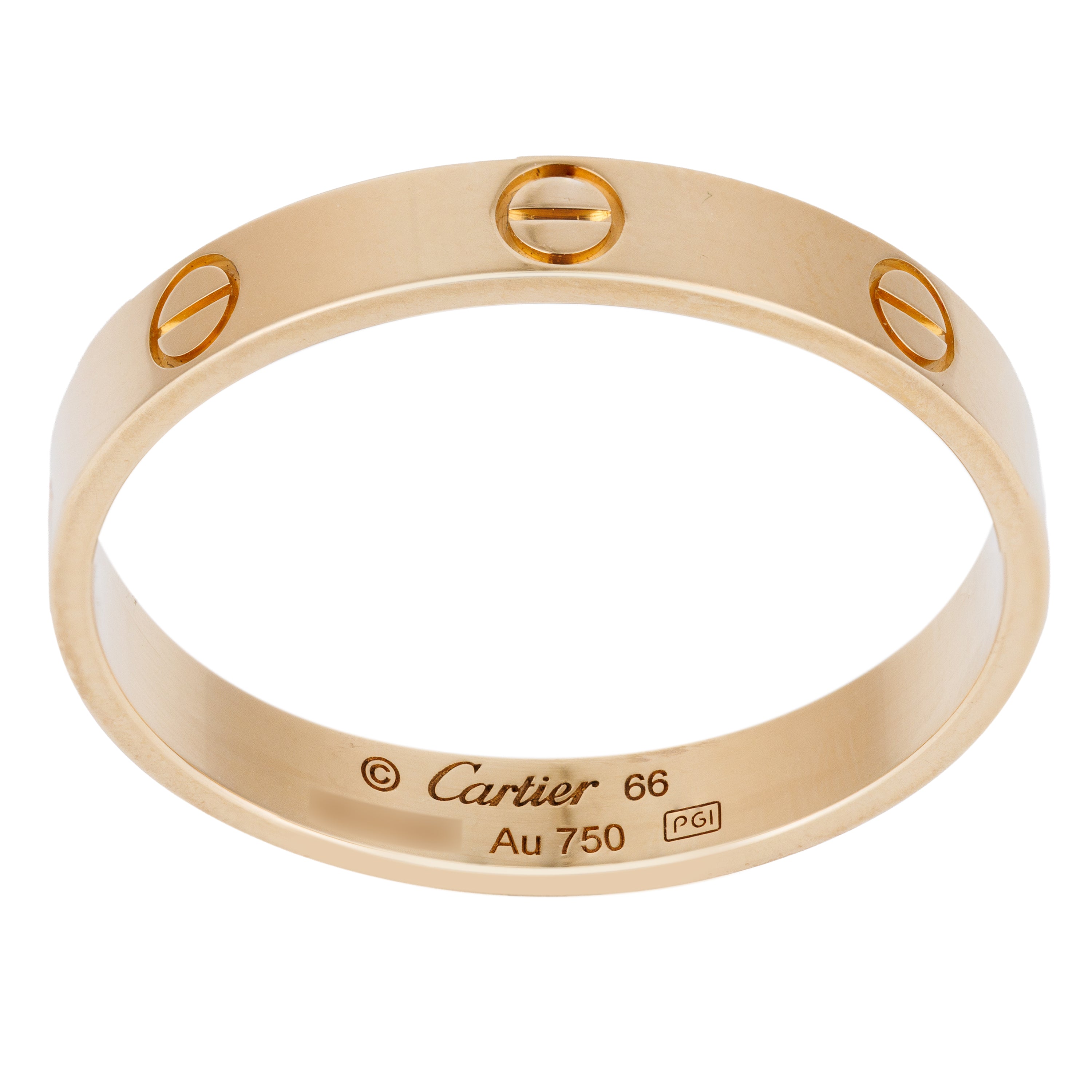 Cartier Love Ring, Small Model | 18k Yellow Gold | Size 66 | Box & Paper | 2019