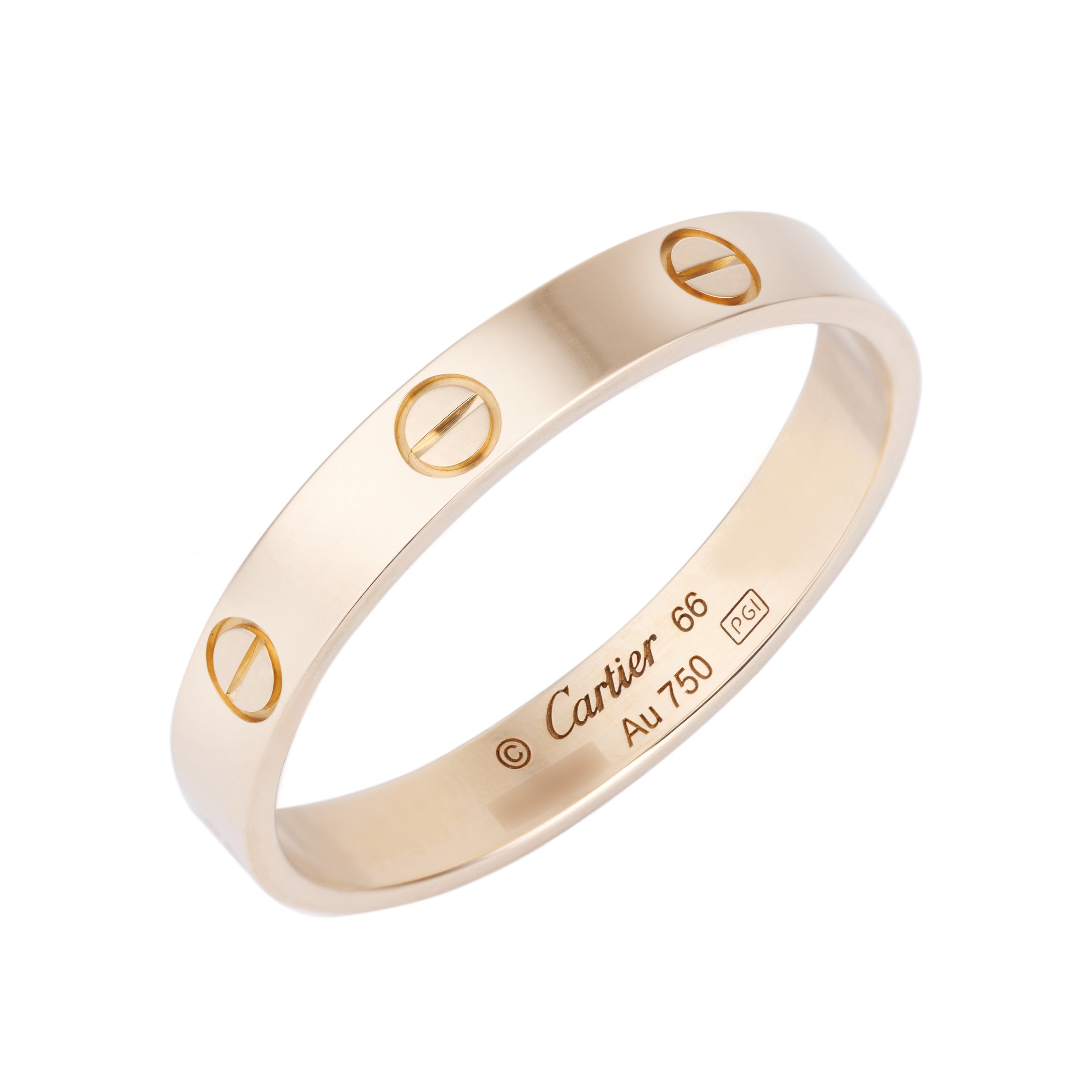 Cartier Love Ring, Small Model | 18k Yellow Gold | Size 66 | Box & Paper | 2019