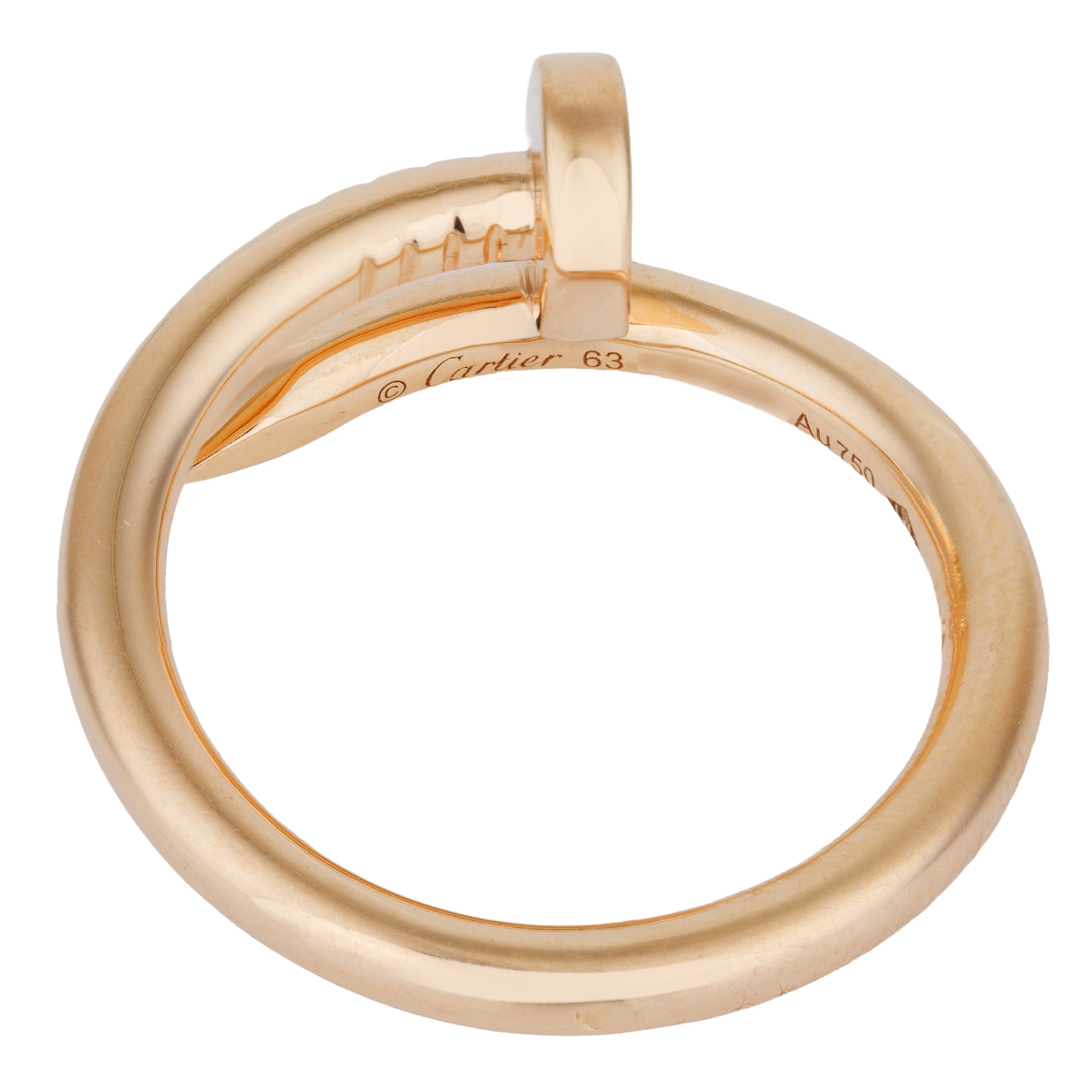 Cartier Juste un Clou Ring, Classic Model | 18k Rose Gold | Size 63 | Box & Paper | 2020