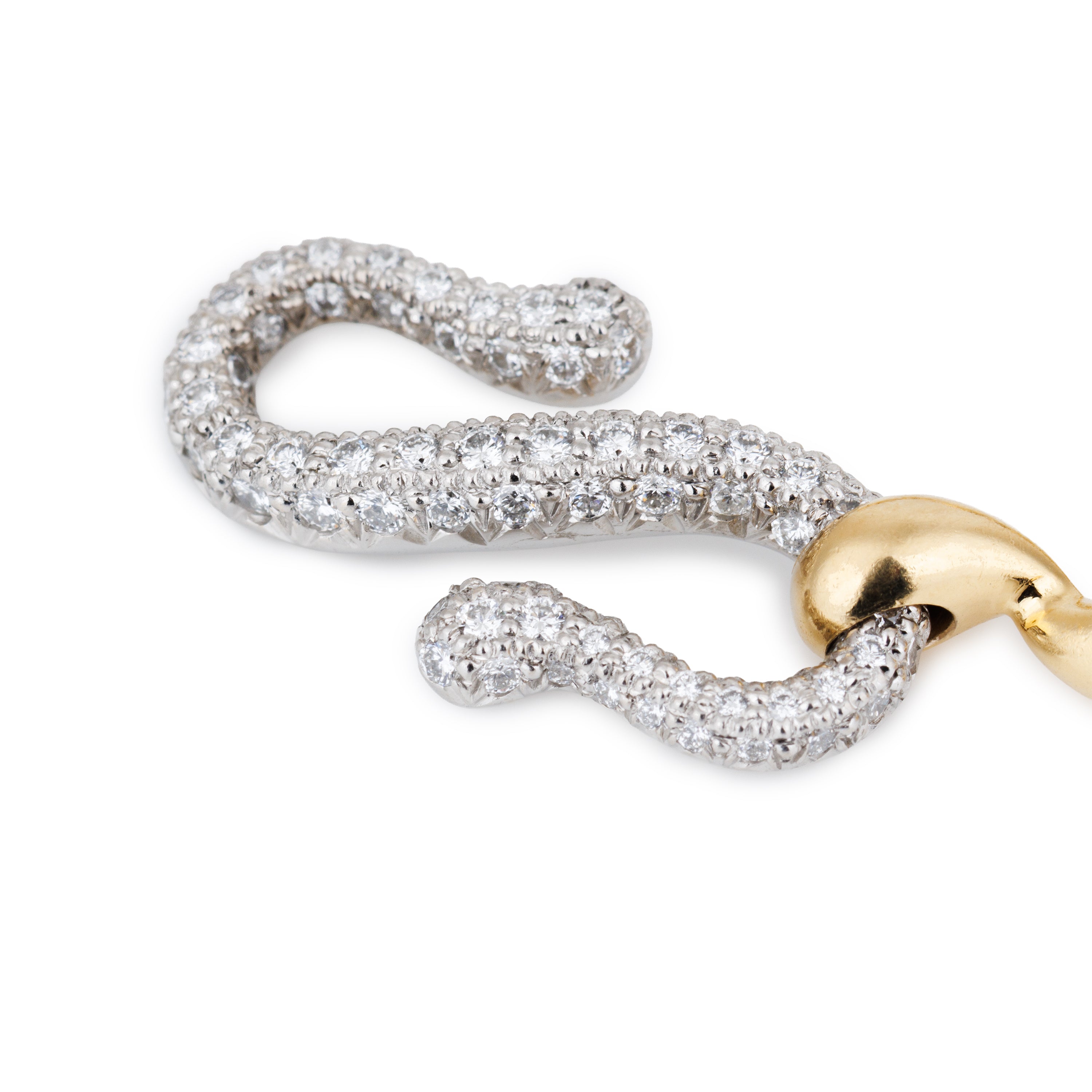 Tiffany & Co. Snake Bracelet | Pavé Diamonds | Platinum & 18k Yellow Gold | 1990s