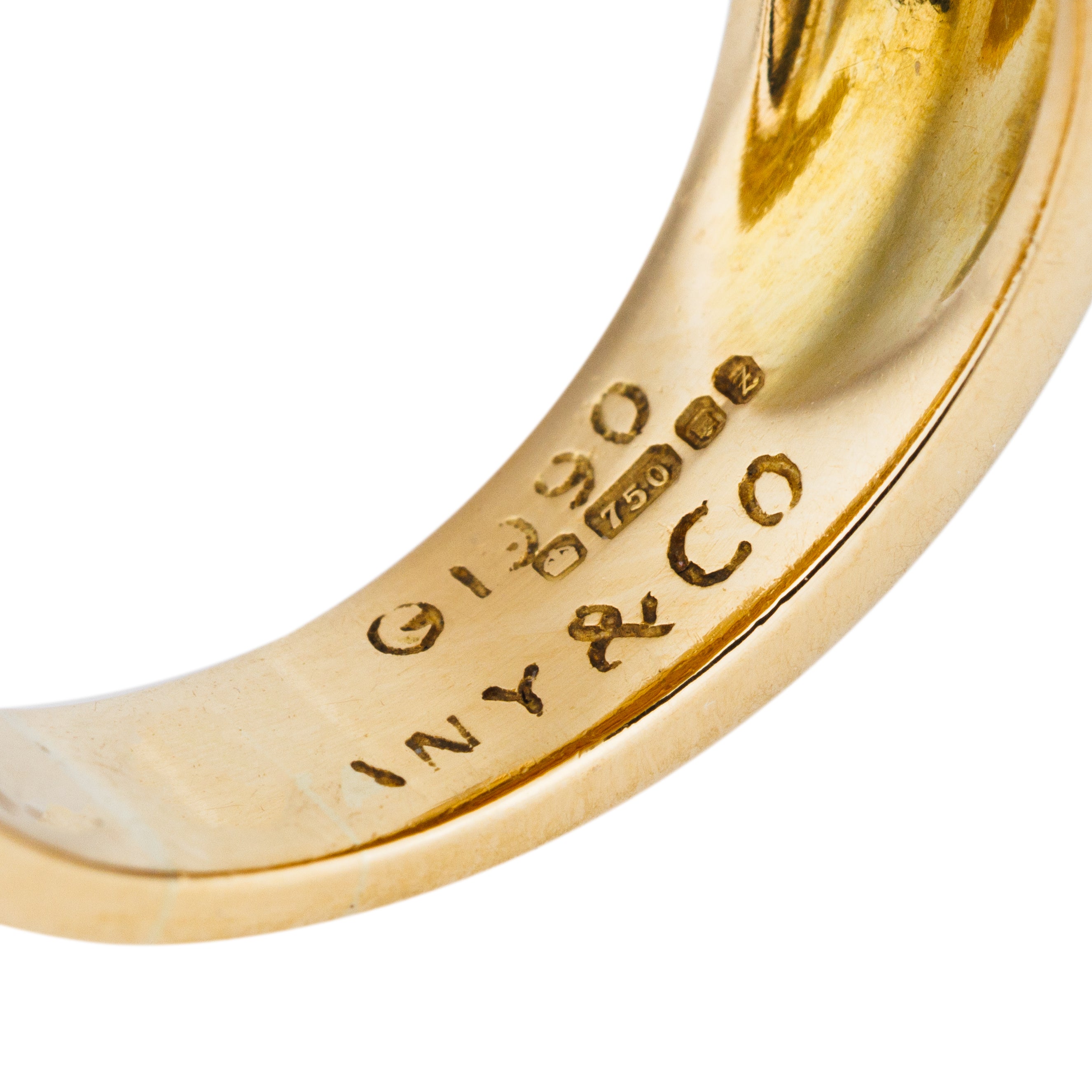 Tiffany Schlumberger Crossover Diamond Ring | 18k Yellow Gold | 1990
