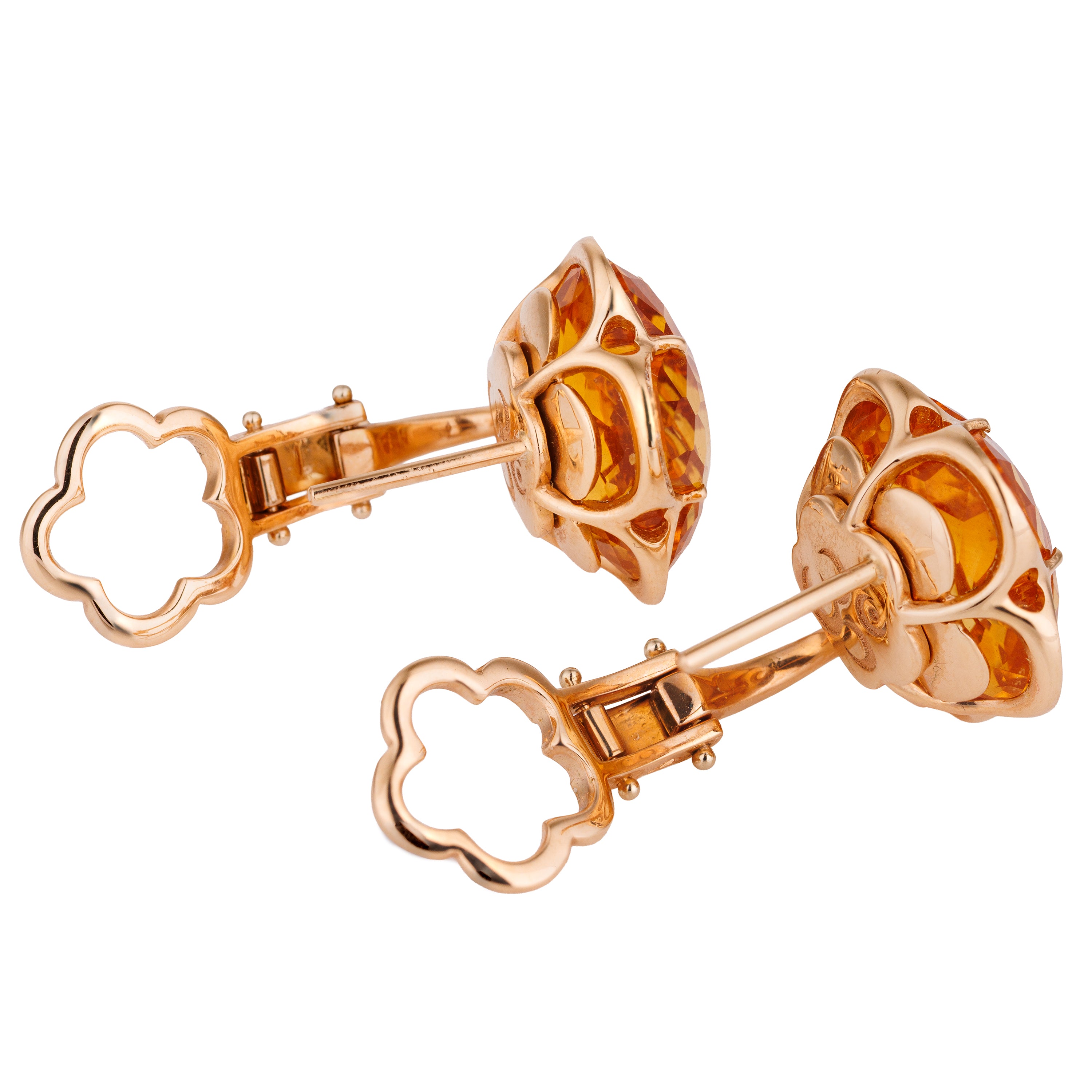 Pasquale Bruni Bon Ton Set | Citrine & Diamond | Necklace, Ring & Earrings | 18k Rose Gold