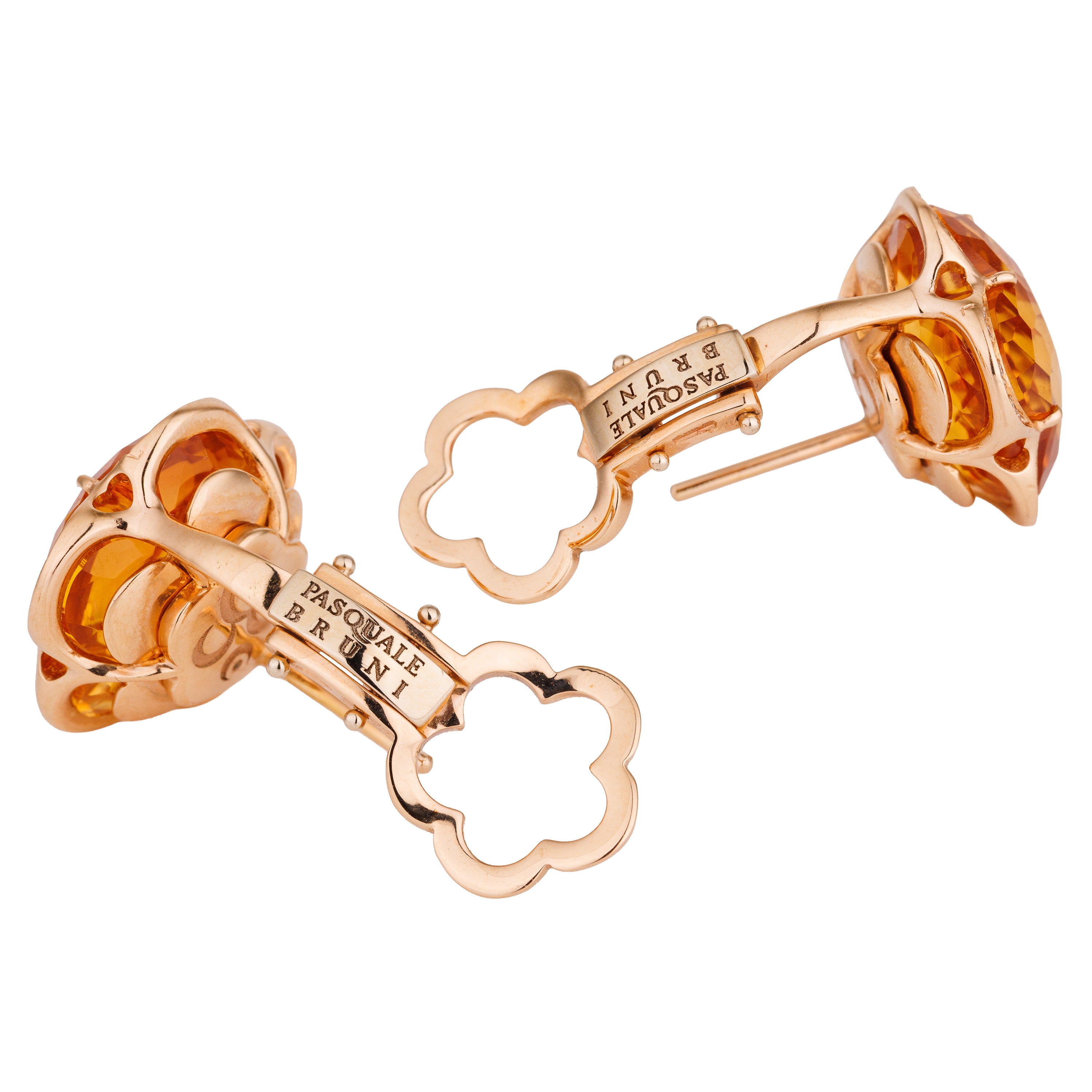 Pasquale Bruni Bon Ton Set | Citrine & Diamond | Necklace, Ring & Earrings | 18k Rose Gold
