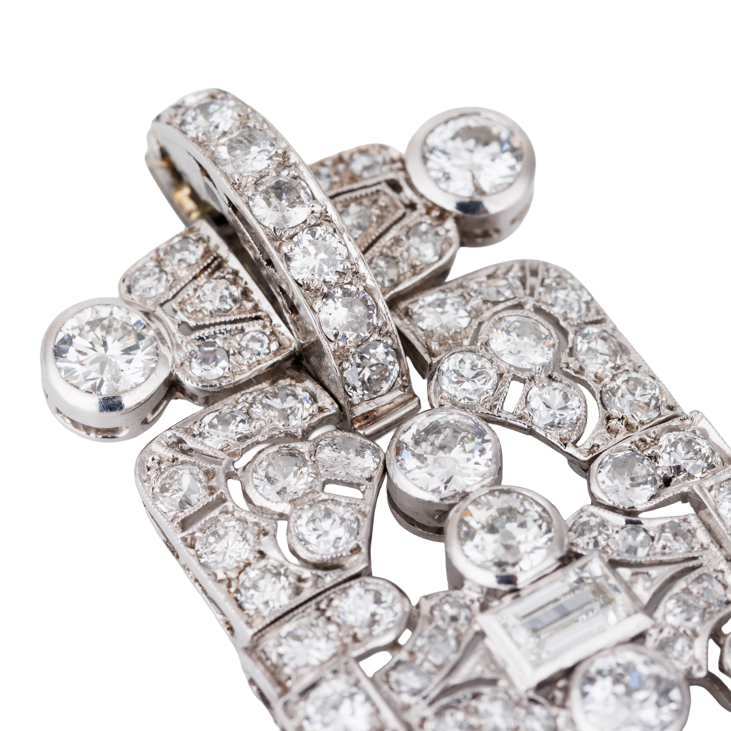 Art Deco Diamond Bracelet | 18k White Gold | Circa 1930's