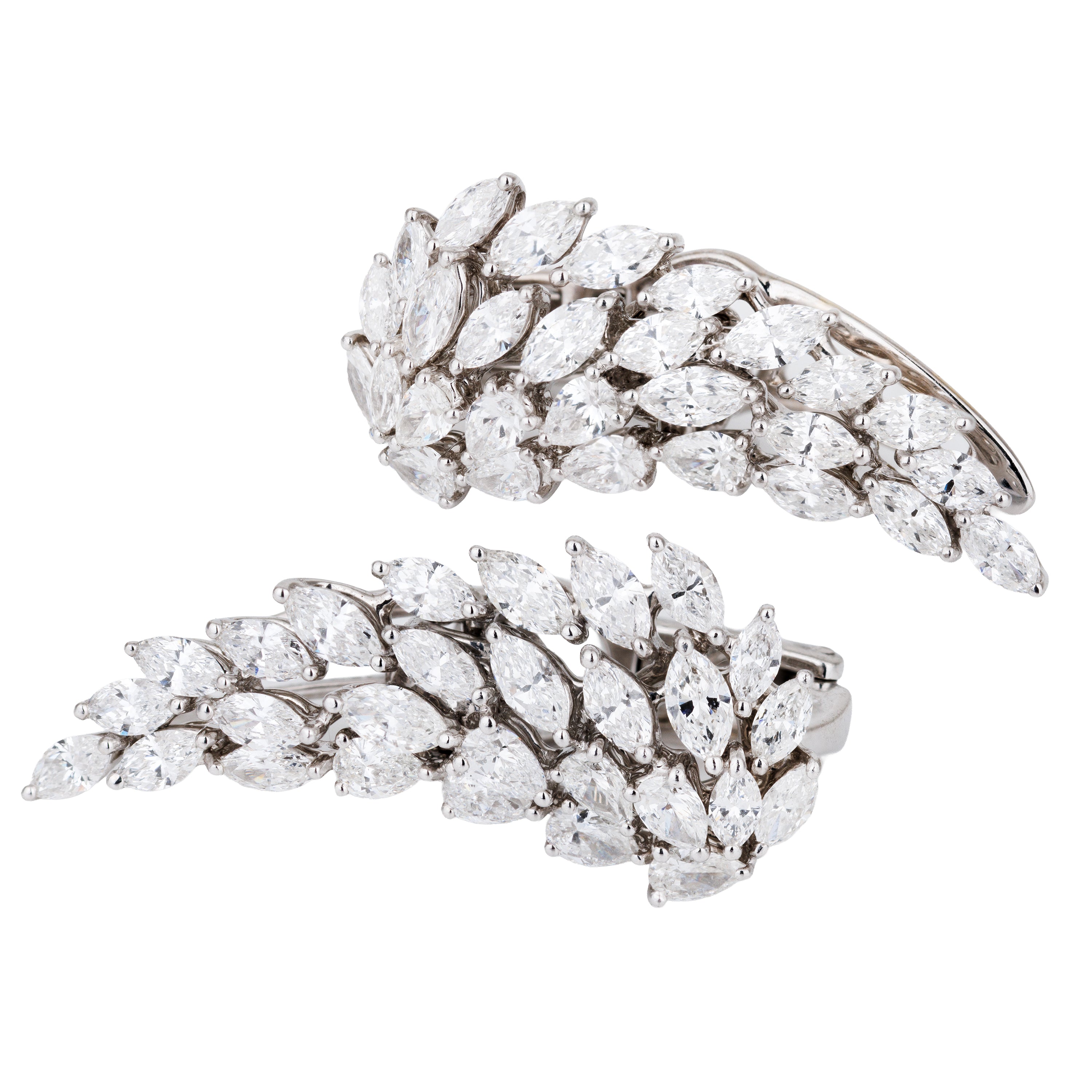 Messika Angel Wing Diamond Earrings | 18k White Gold