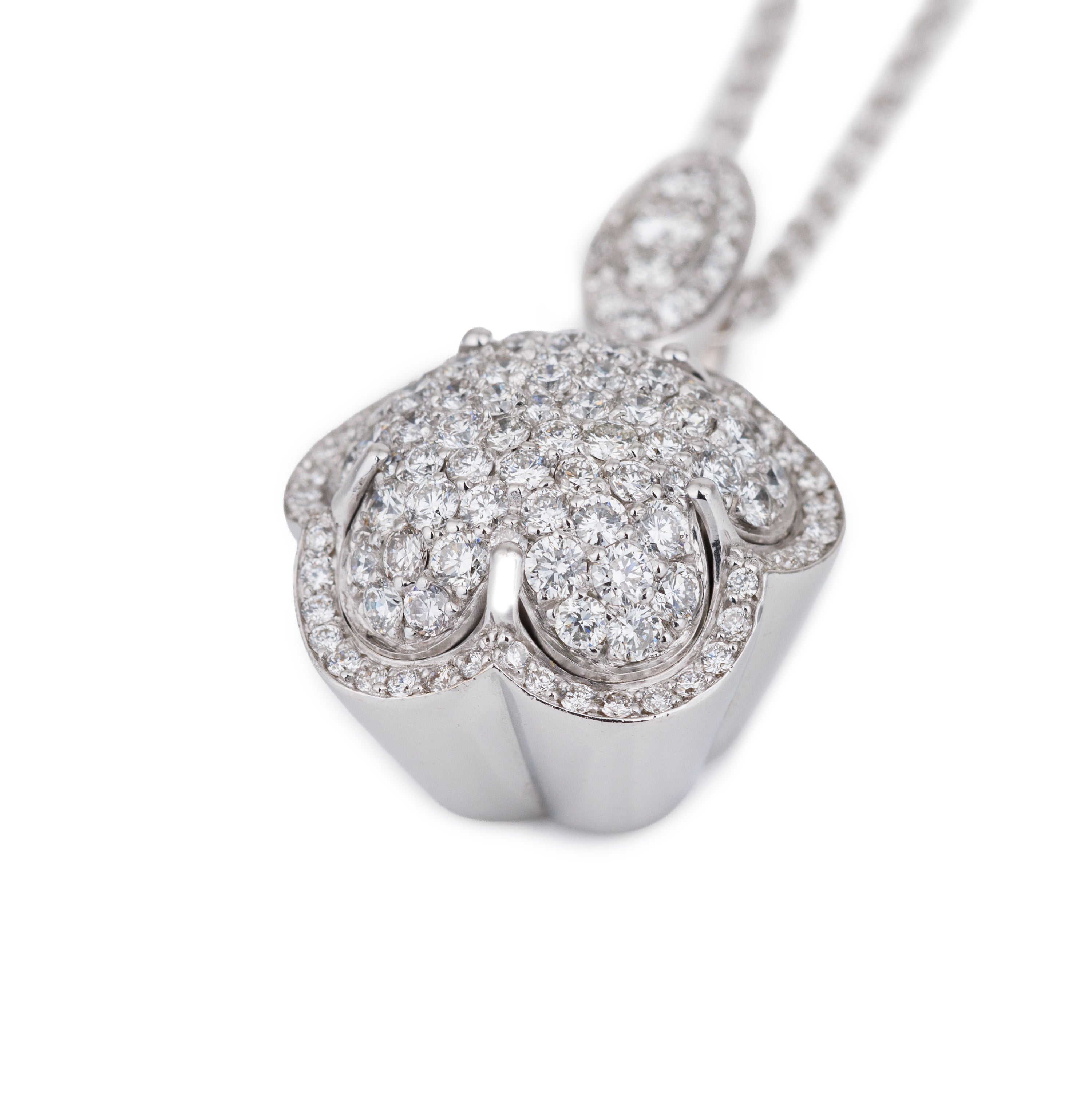 Pasquale Bruni Bon Ton Set | Pavé Diamond | Necklace, Ring & Earrings | 18k White Gold