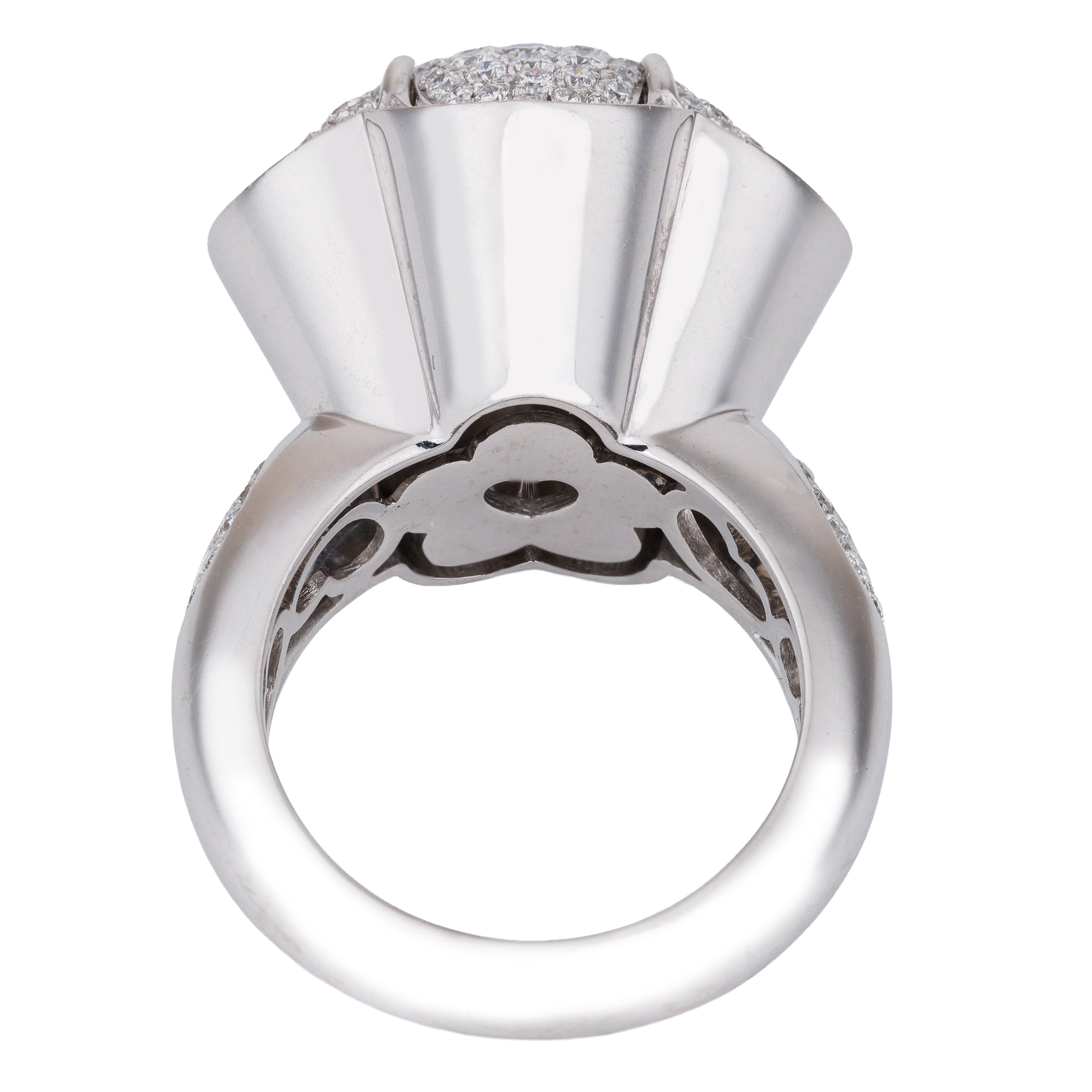Pasquale Bruni Bon Ton Set | Pavé Diamond | Necklace, Ring & Earrings | 18k White Gold
