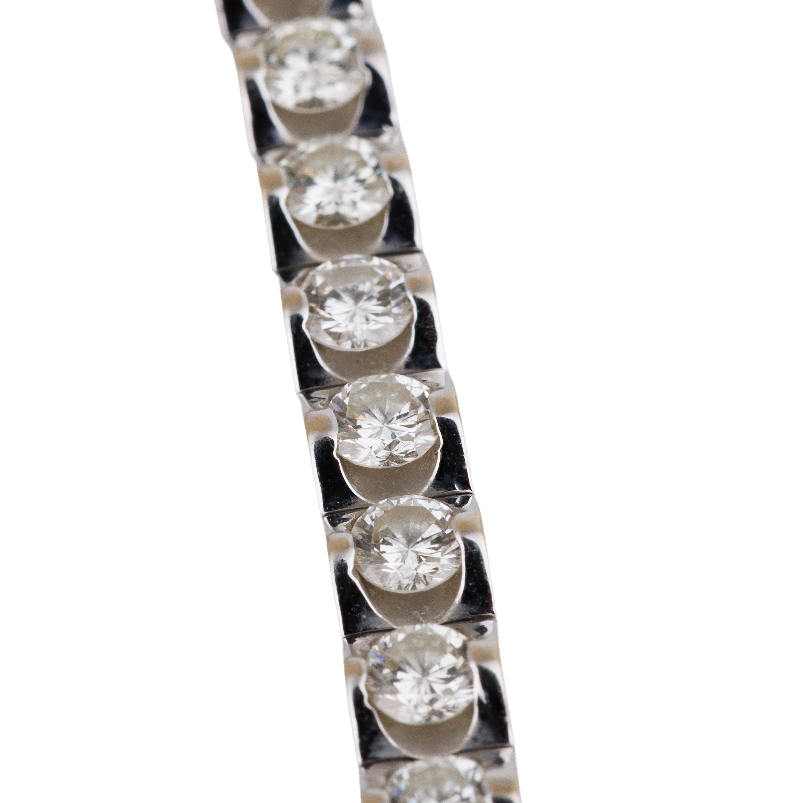 Diamond Tennis Bracelet | 18k White Gold