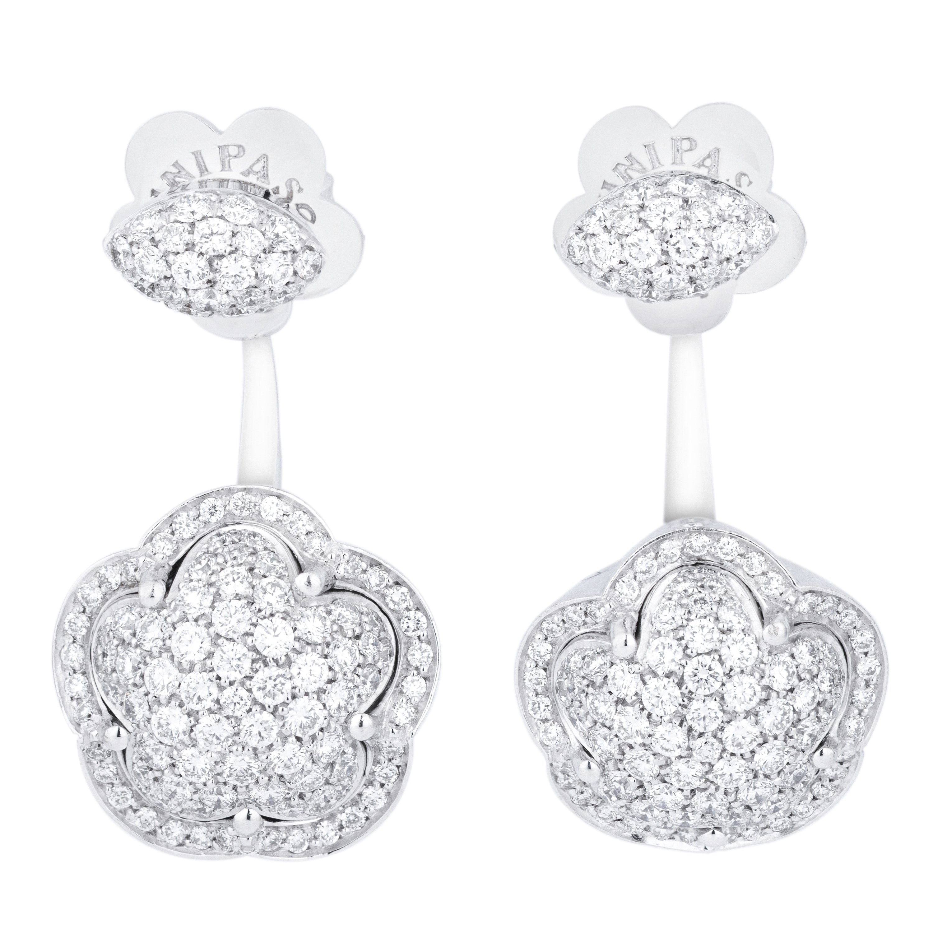 Pasquale Bruni Bon Ton Set | Pavé Diamond | Necklace, Ring & Earrings | 18k White Gold