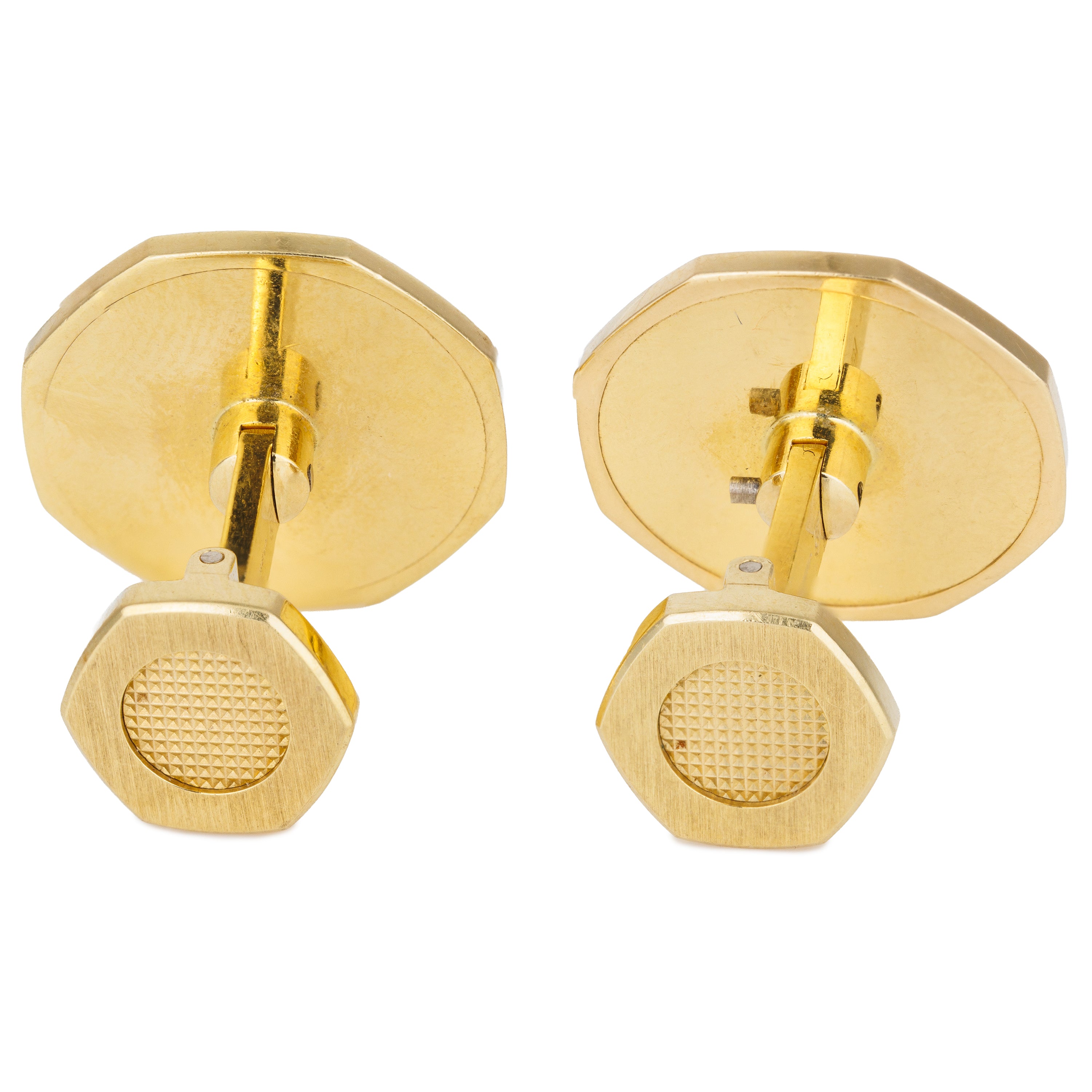 Audemars Piguet Royal Oak Cufflinks | Lapis Lazuli | 18k Yellow Gold | 1990's