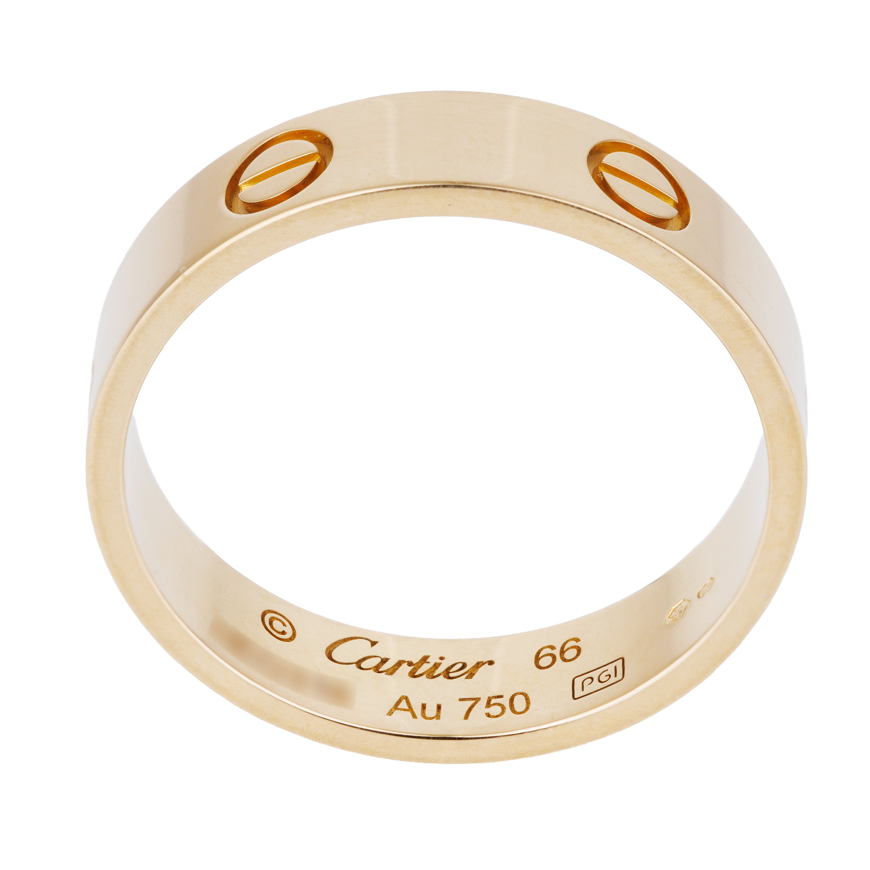 Cartier Love Ring, Classic Model | 18k Yellow Gold | Size 66 | Box & Paper | 2019