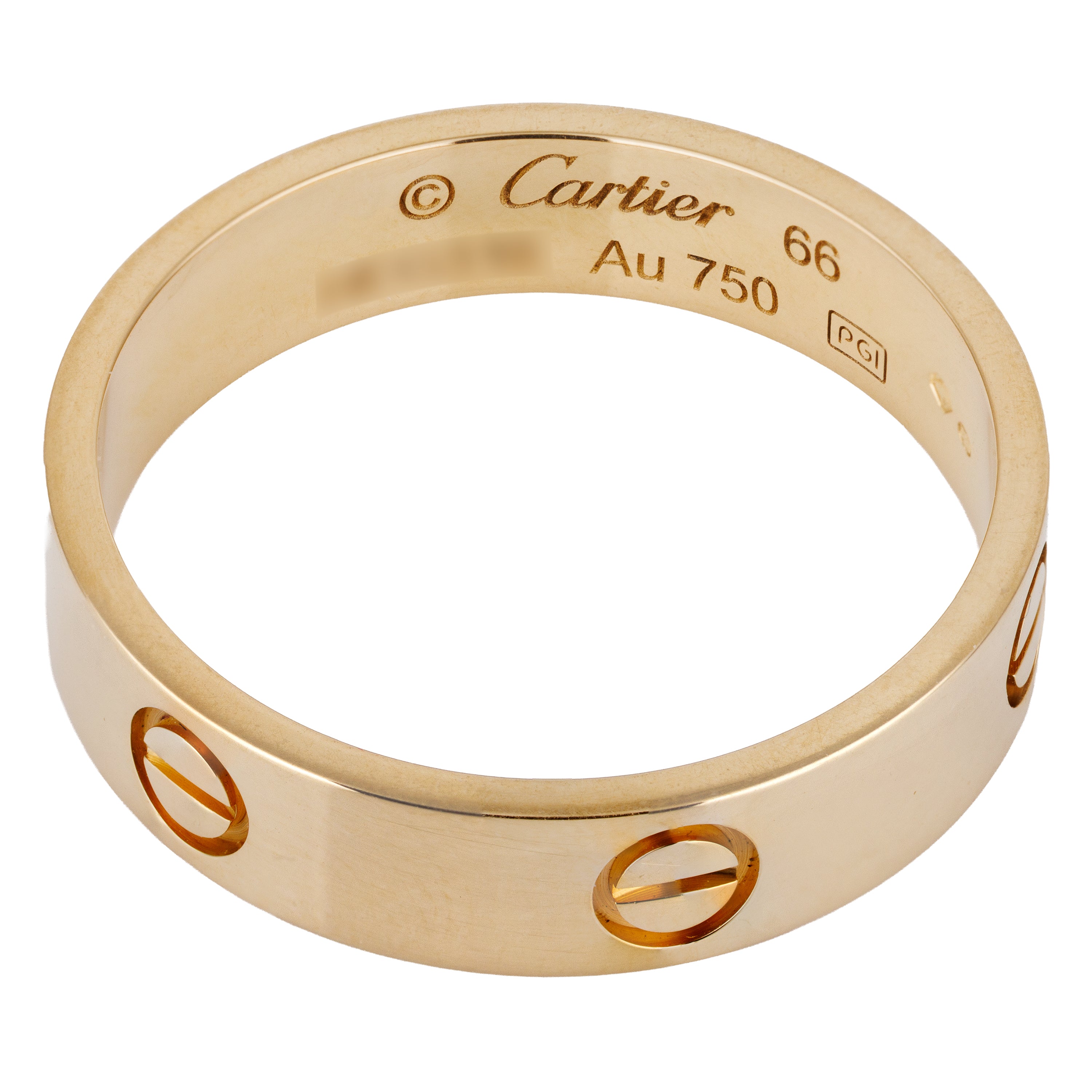 Cartier Love Ring, Classic Model | 18k Yellow Gold | Size 66 | Box & Paper | 2019