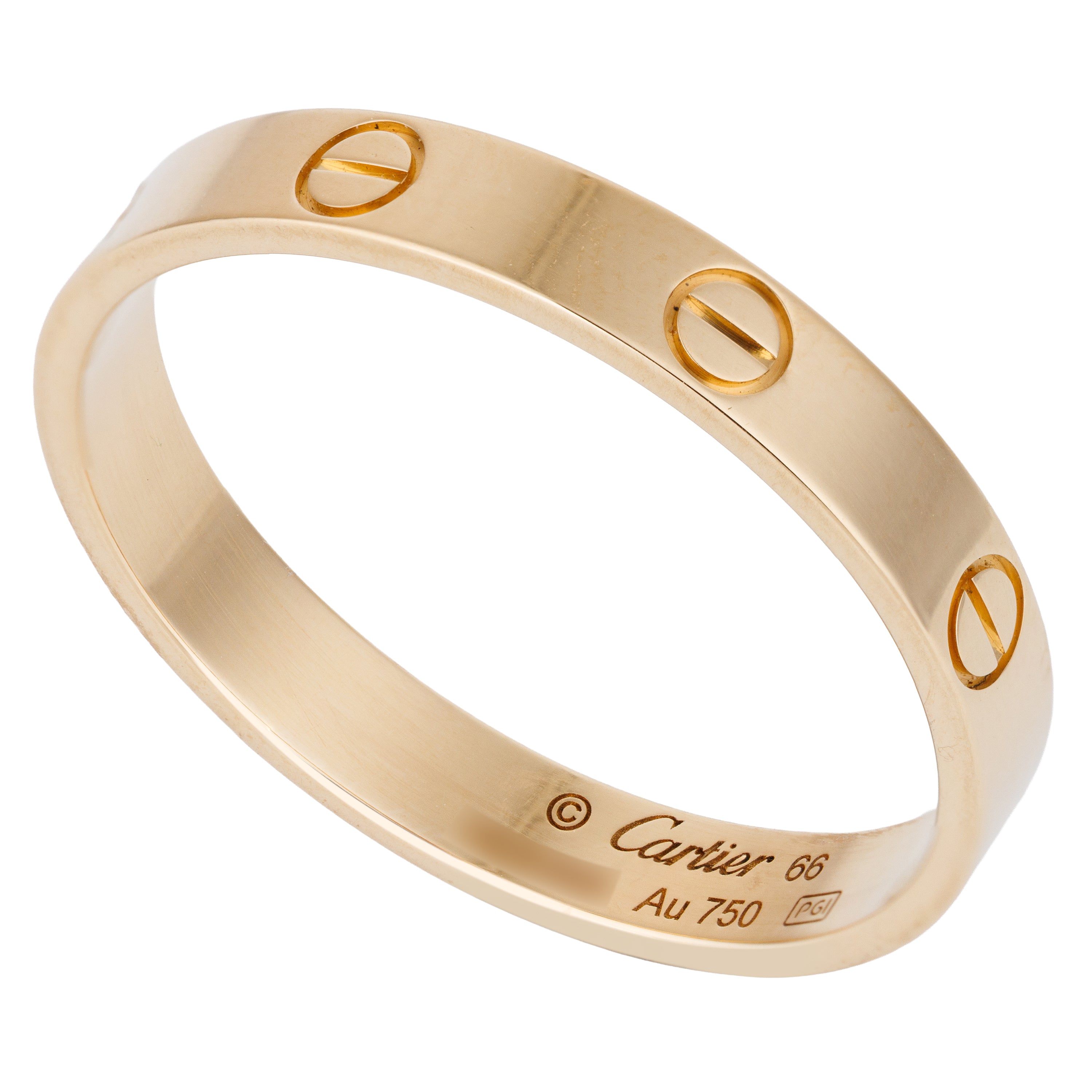 Cartier Love Ring, Small Model | 18k Yellow Gold | Size 66 | Box & Paper | 2019