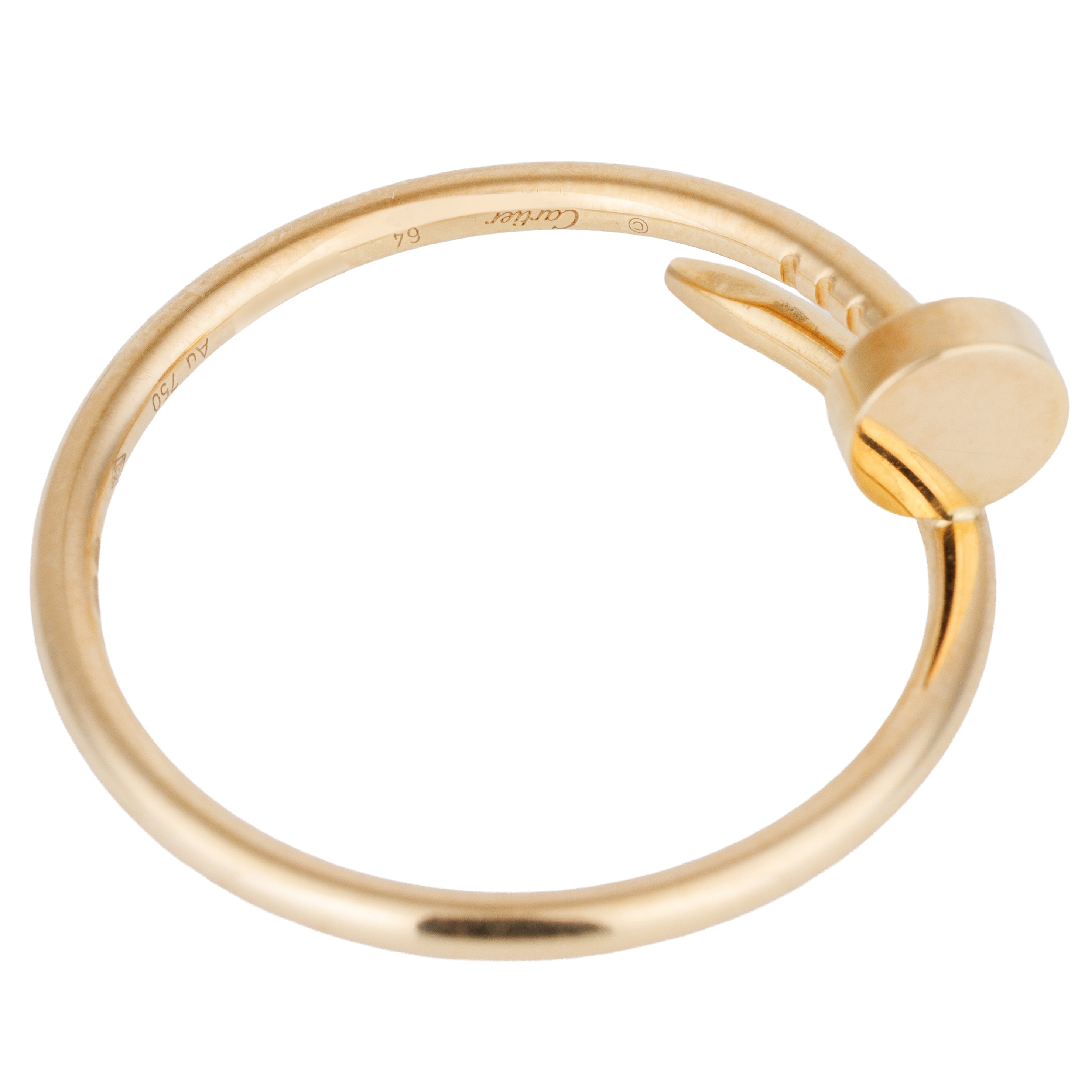 Cartier Juste Un Clou Ring, Small Model | 18k Yellow Gold | Size 64 | Box & Papers | 2019