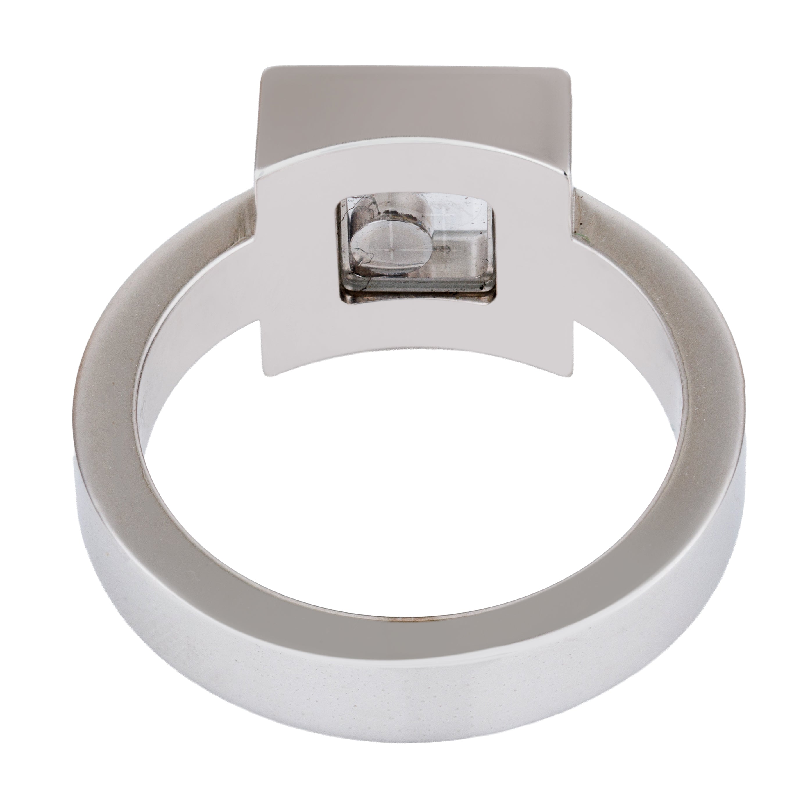 Chopard Happy Diamonds Square Ring | 18k White Gold