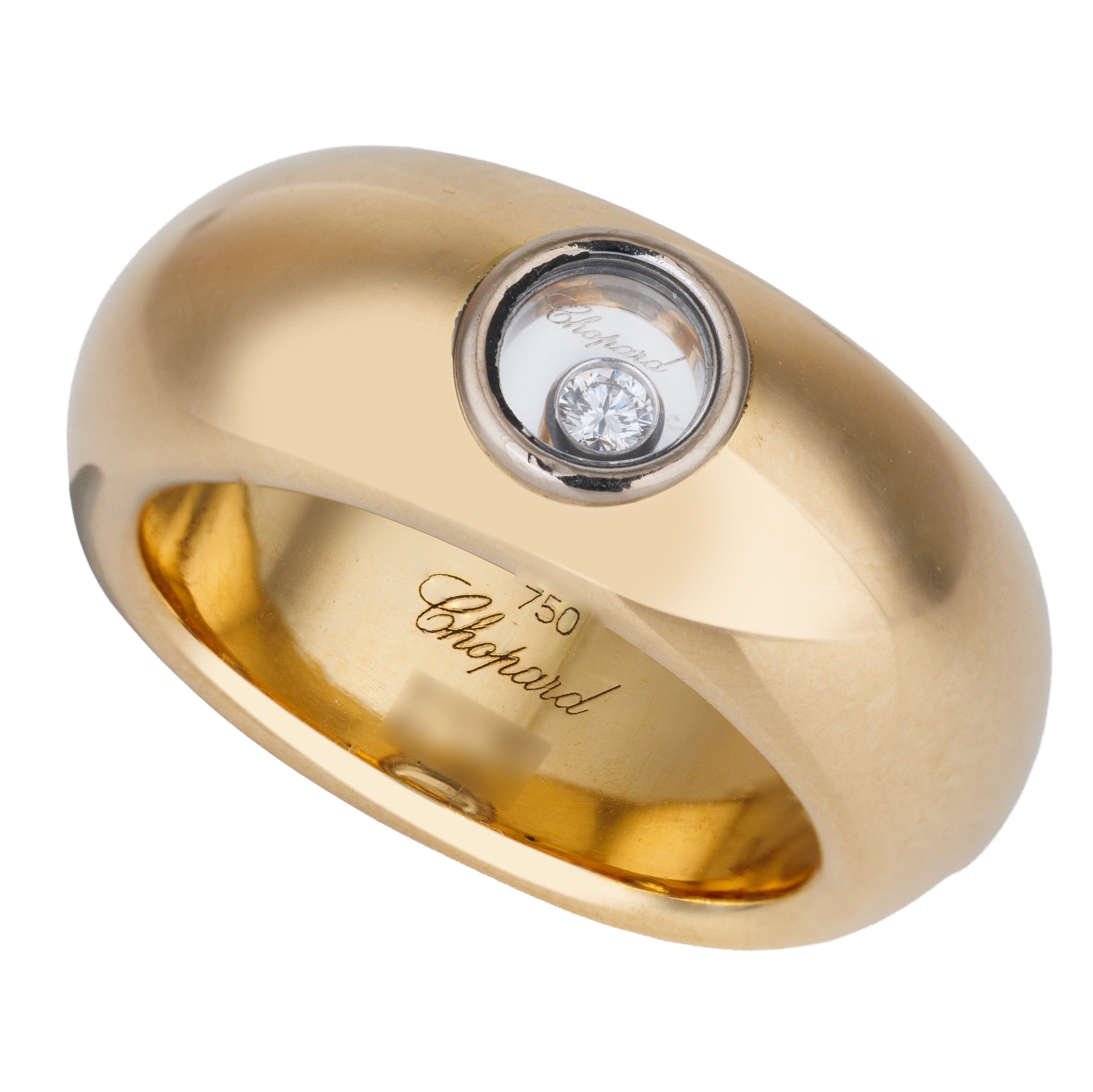 Chopard Happy Diamonds Ring | 18k Yellow Gold
