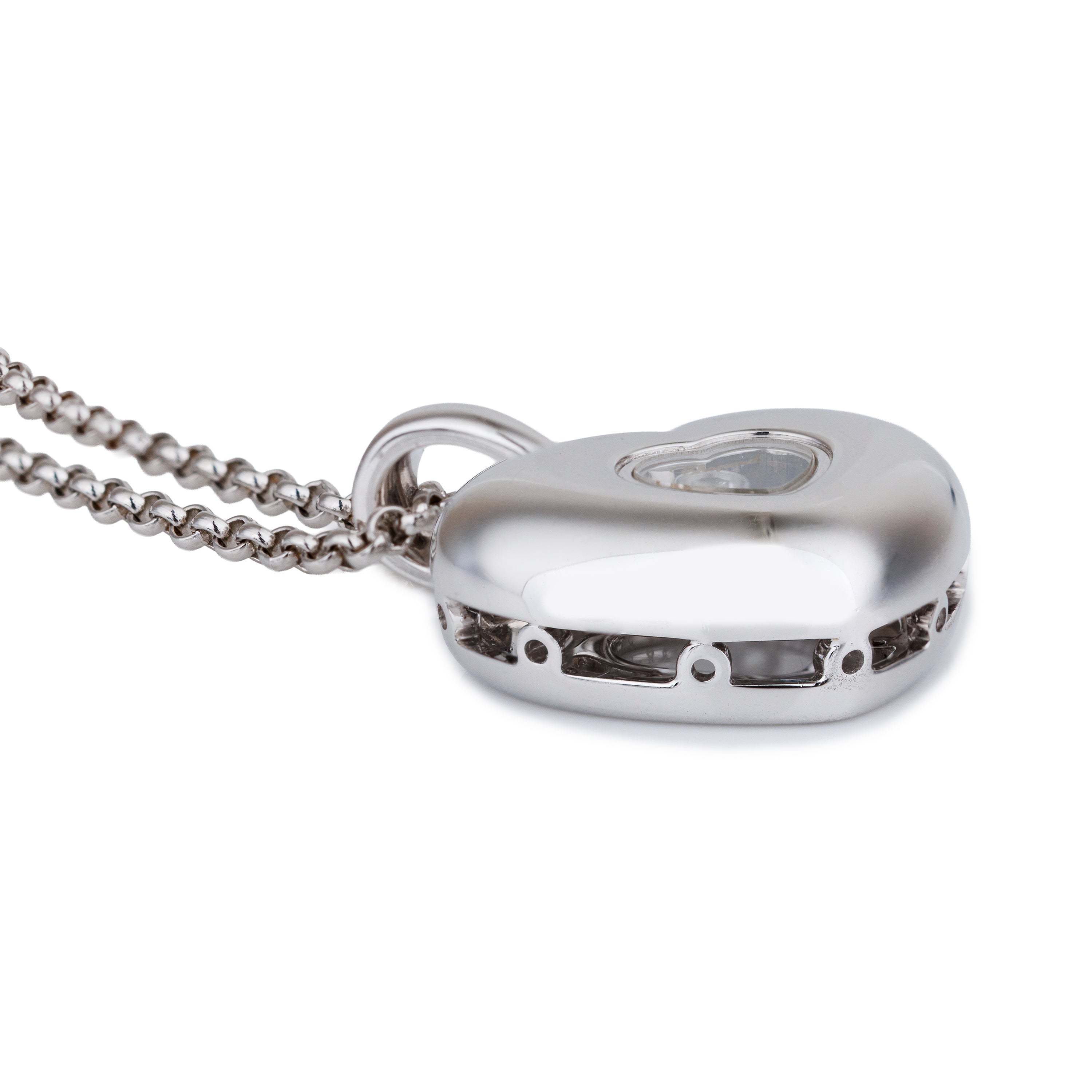 Chopard Happy Diamonds Heart Pendant Necklace | 18k White Gold