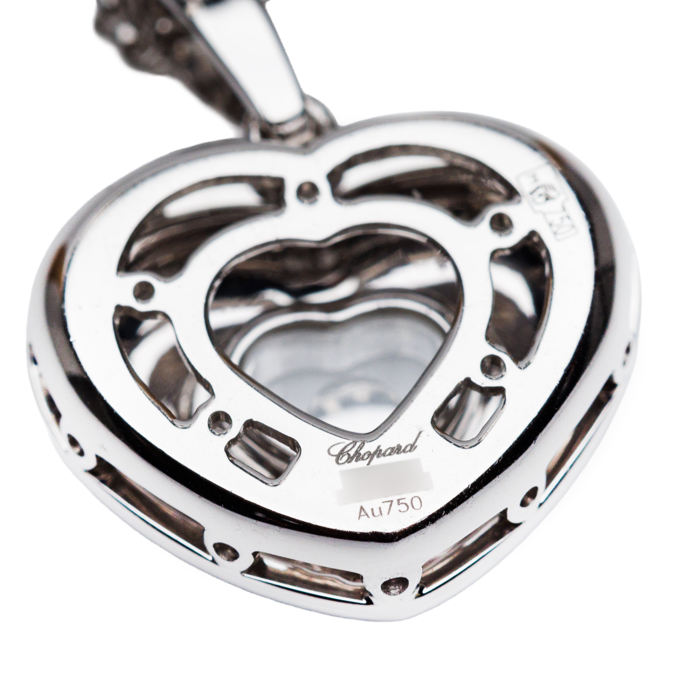 Chopard Happy Diamonds Heart Pendant Necklace | 18k White Gold
