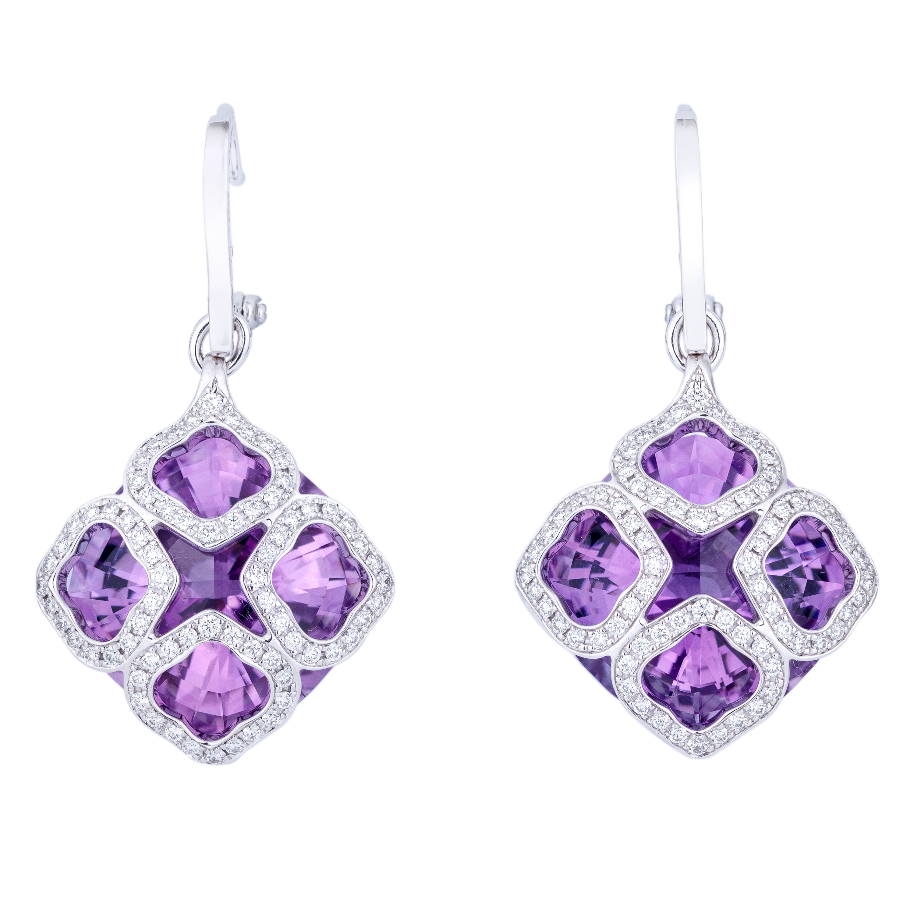 Chopard 'Imperiale' Cocktail Set | Amethyst & Diamond | Necklace, Ring & Earrings | 18k White Gold