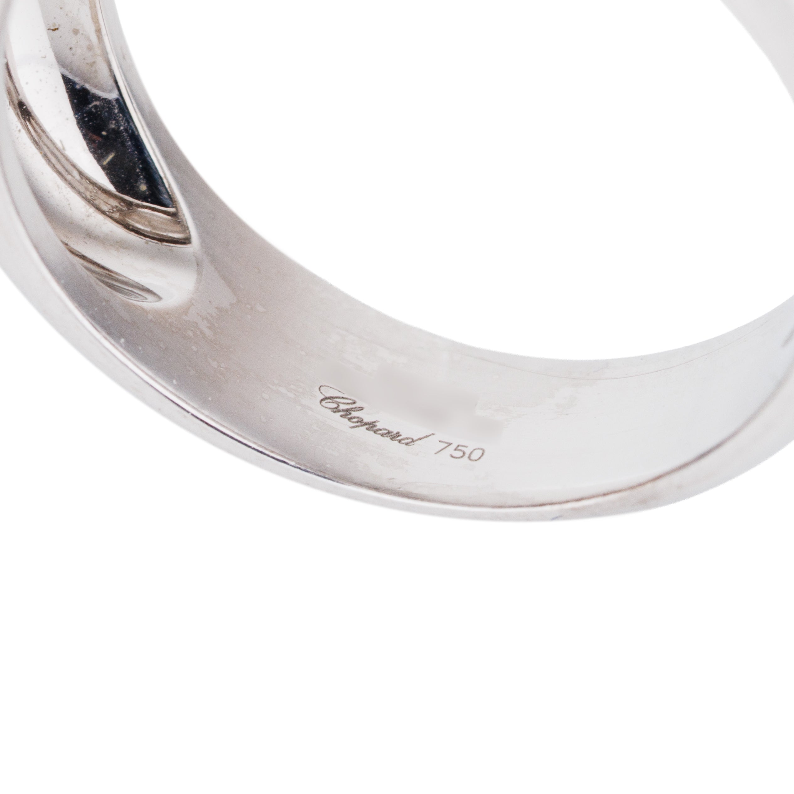 Chopard Happy Diamonds Love Ring | 18k White Gold | Size 52 | 1990's