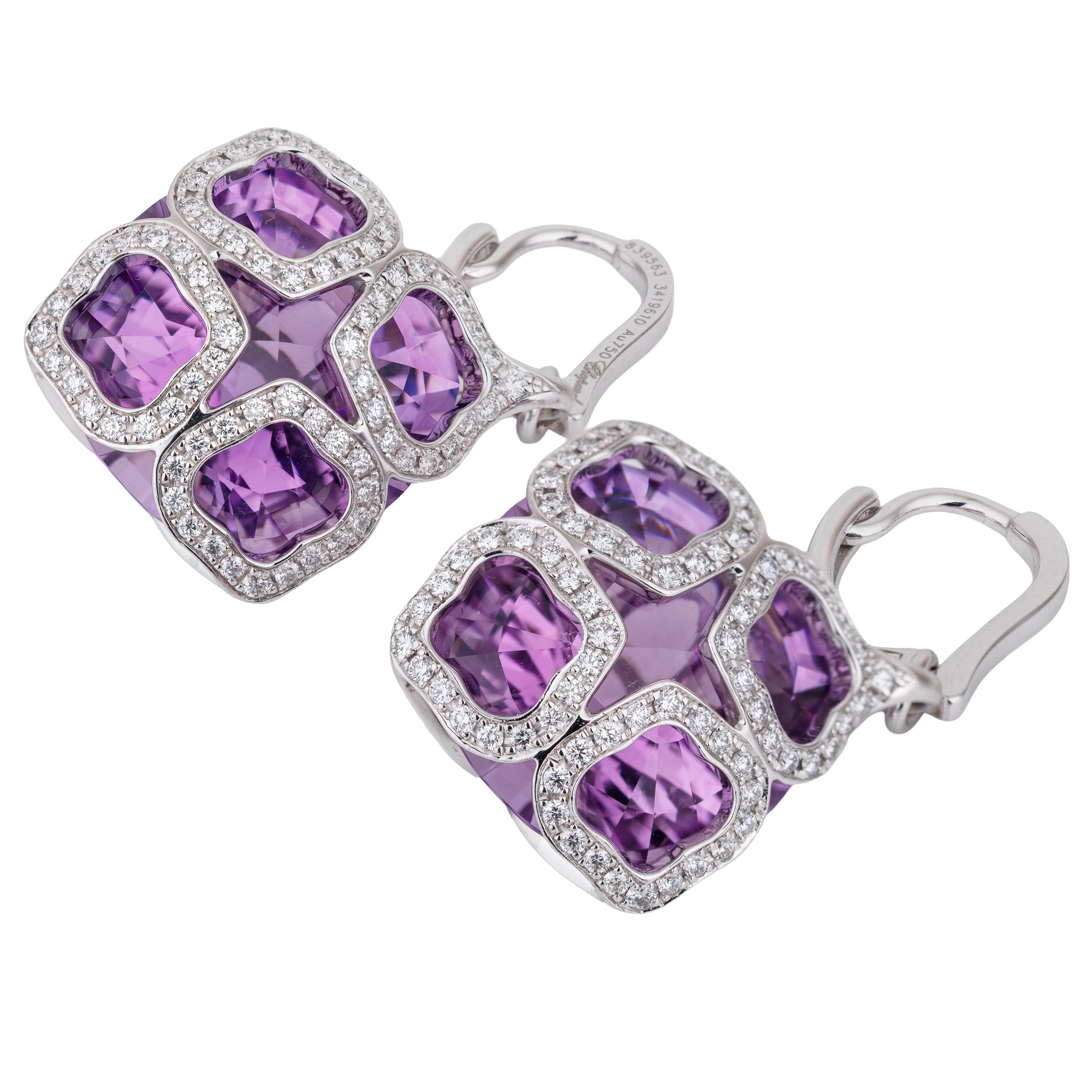 Chopard 'Imperiale' Cocktail Set | Amethyst & Diamond | Necklace, Ring & Earrings | 18k White Gold