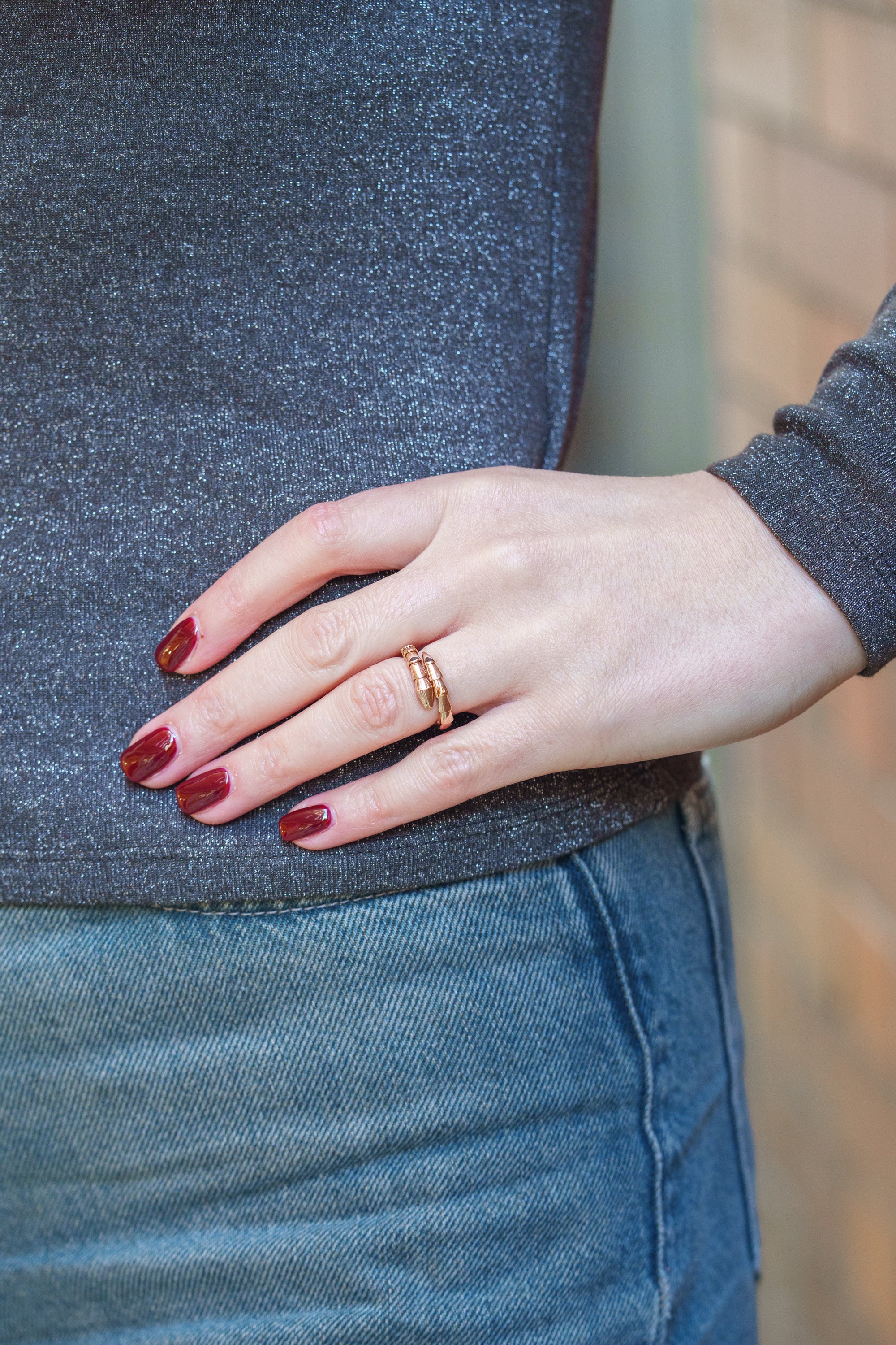 Bvlgari Serpenti Viper Ring | 18k Rose Gold