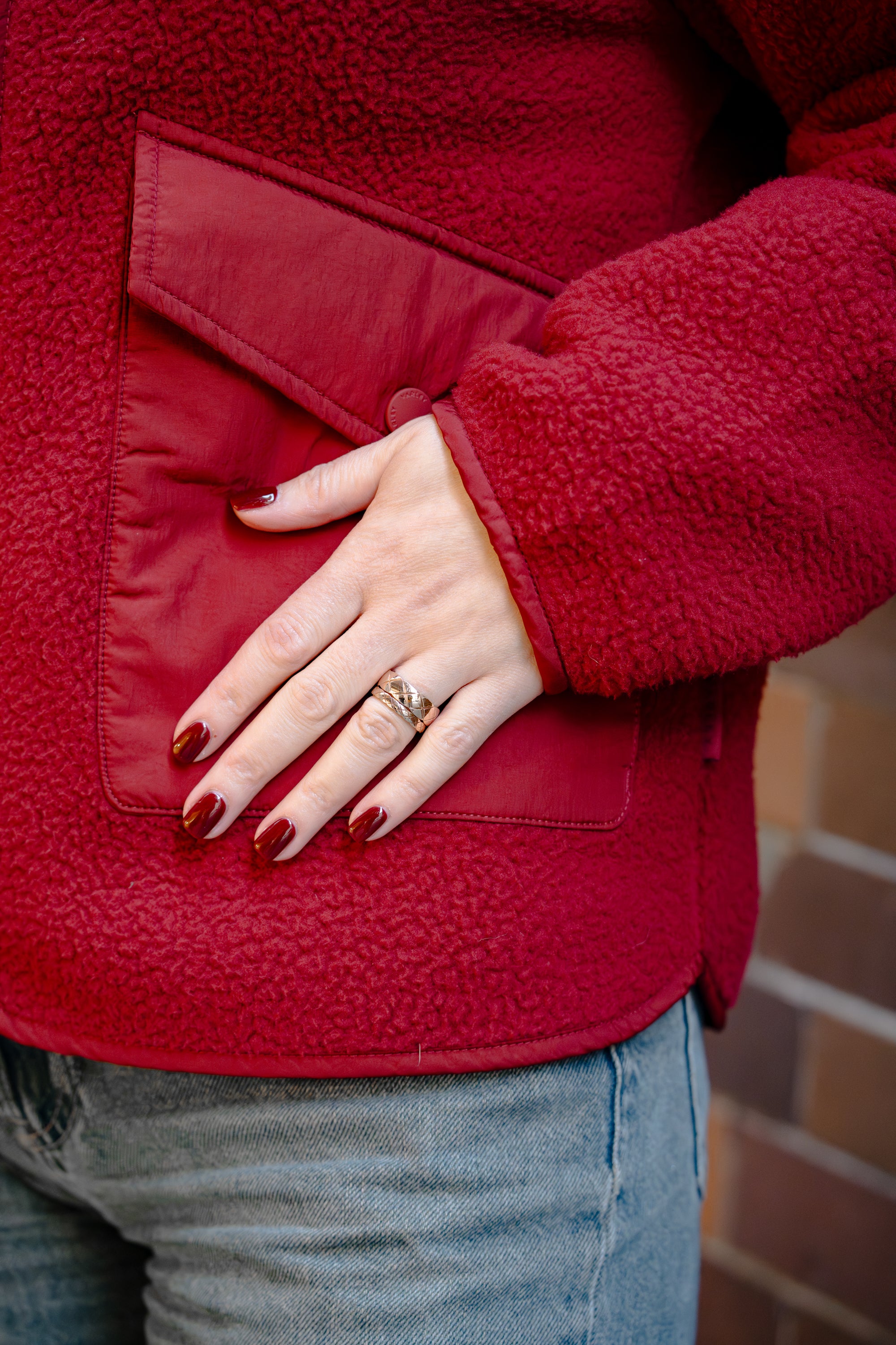 Chanel Coco Crush Ring, Mini Version | 18k Biege Gold | Size 55 | Box