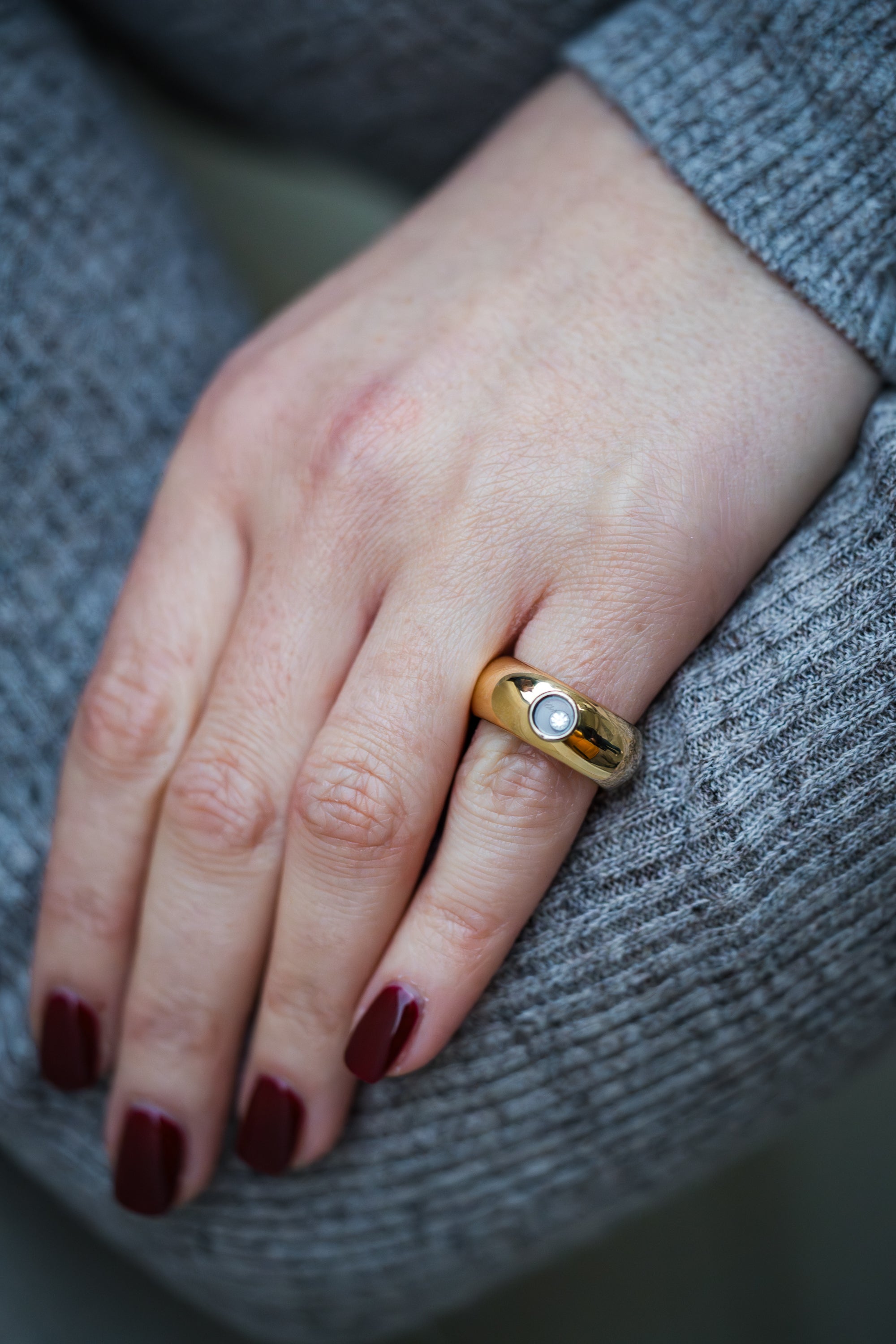 Chopard Happy Diamonds Ring | 18k Yellow Gold
