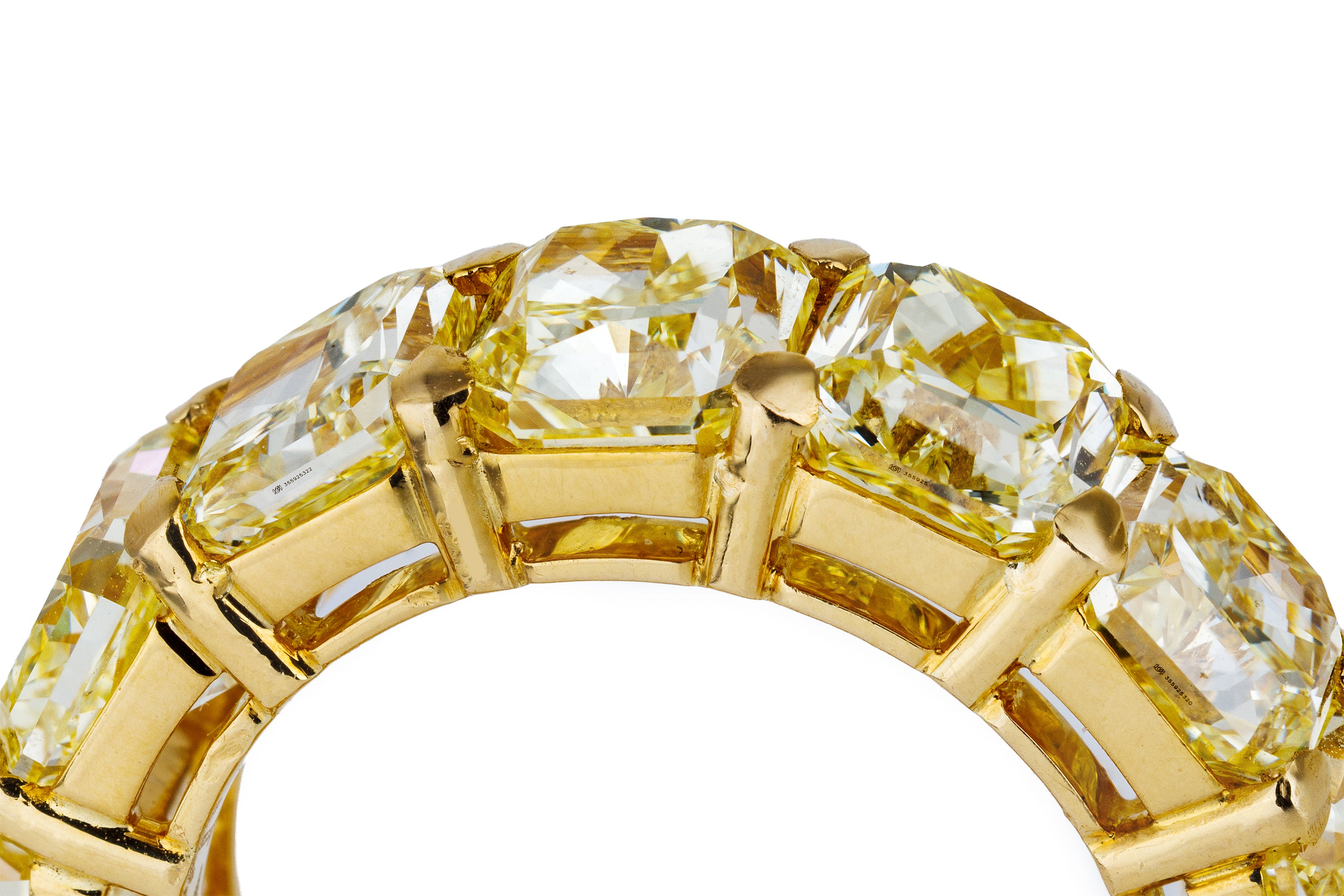 Leviev Yellow Diamond Eternity Band Ring | 18k Yellow Gold